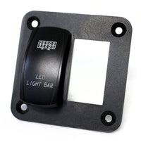 Rocker Switch Mounting Panel Race Sport RS2PRS for 2 Aluminum Switches