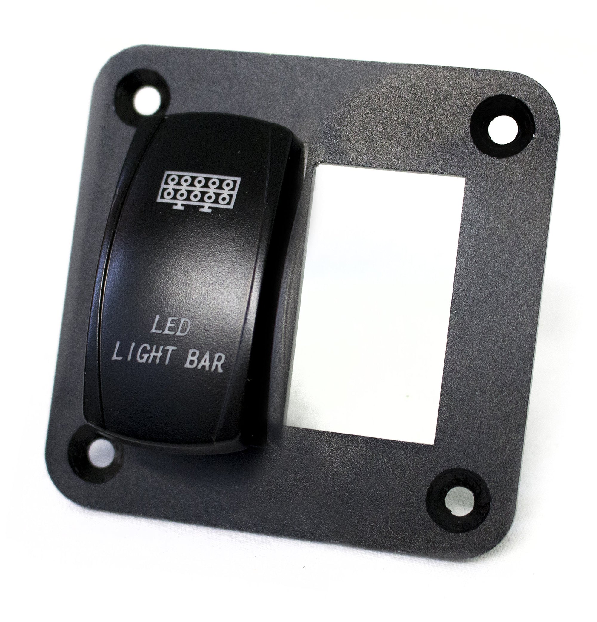 Rocker Switch Mounting Panel Race Sport RS2PRS for 2 Aluminum Switches
