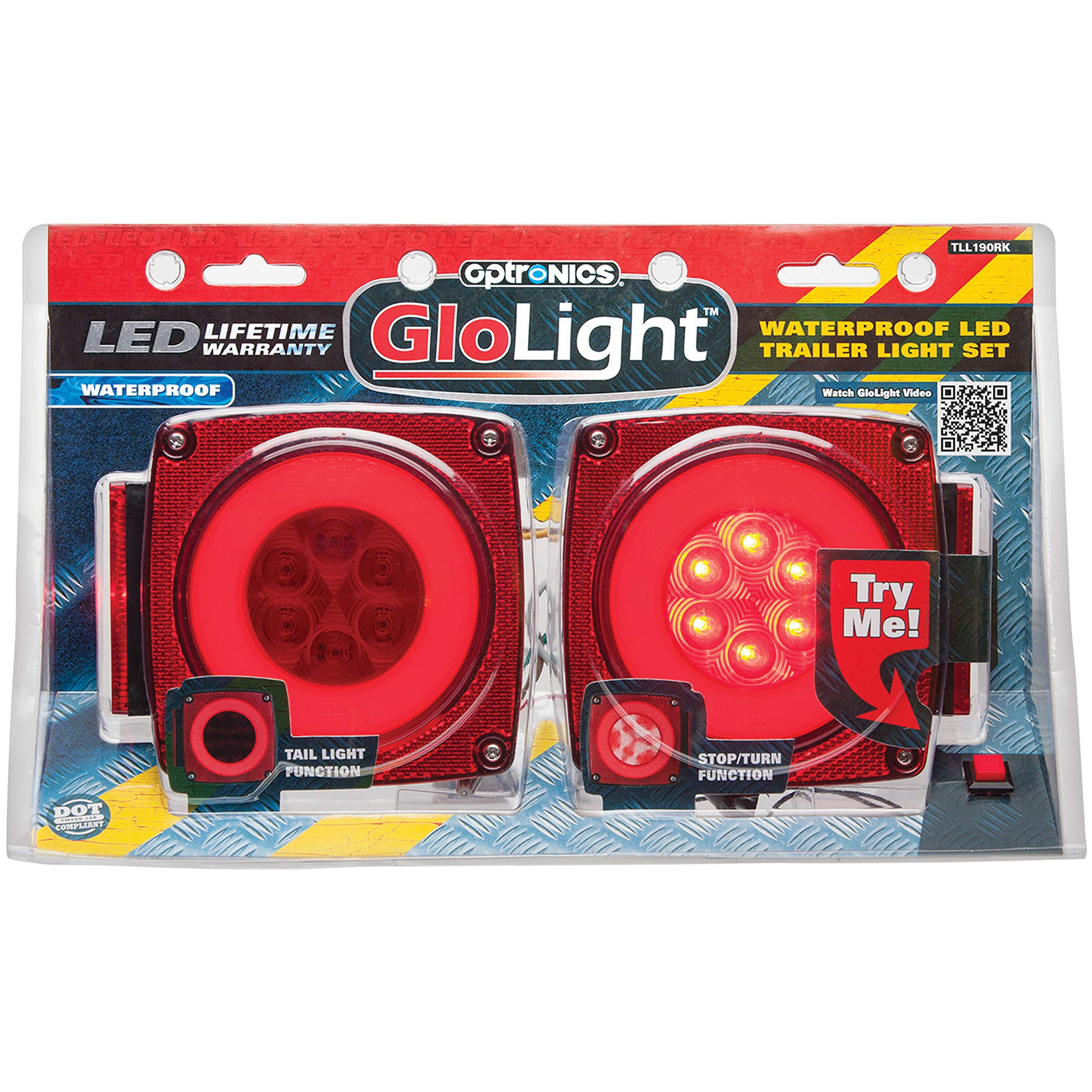 Optronics LED Combination Tail Light Kit TLL190RK, Red
