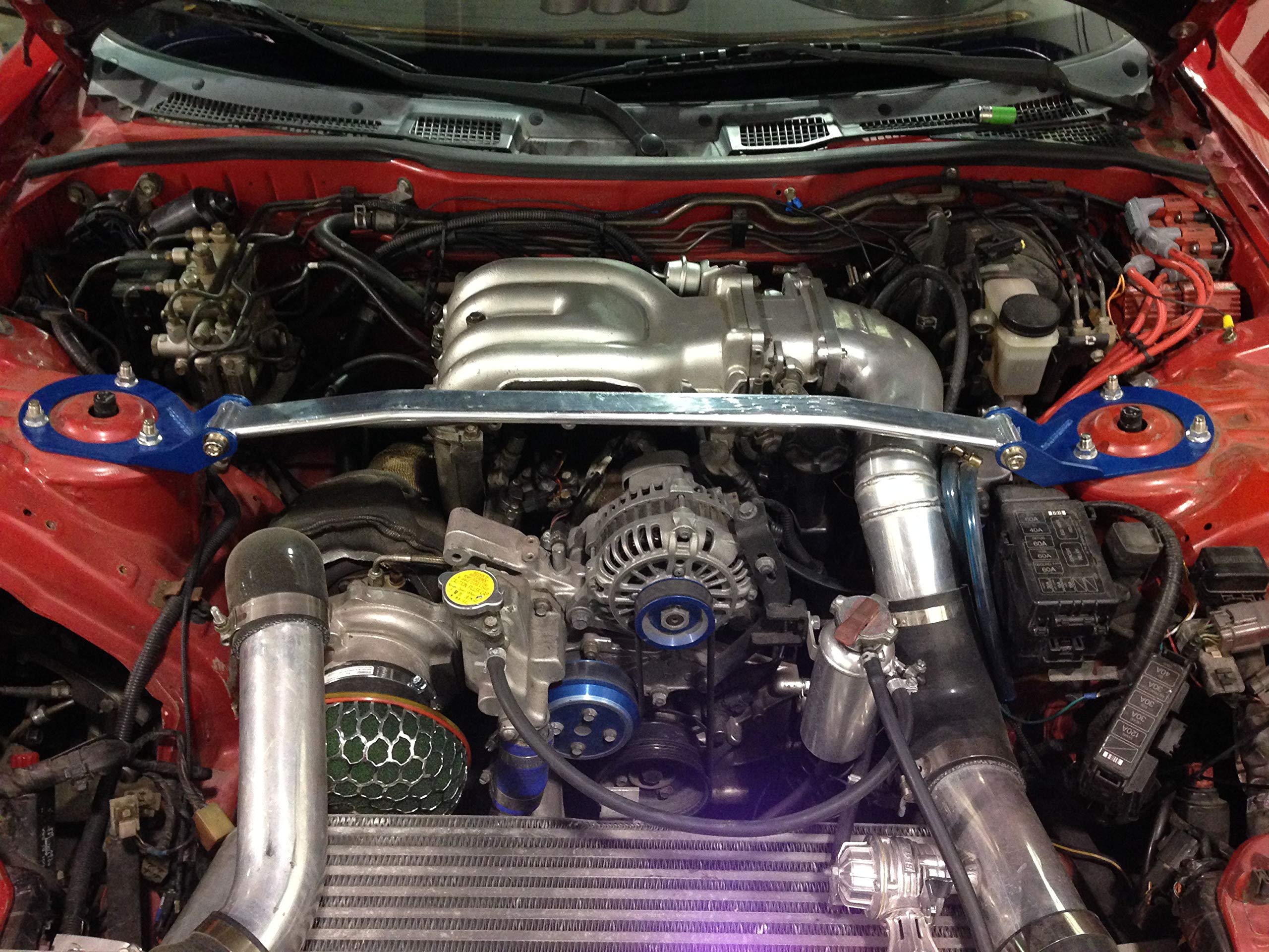 Megan Racing MR-SB-NS01FU-1P: Race Spec Front Strut Bar Nissan Sentra 00-06 Racing Style