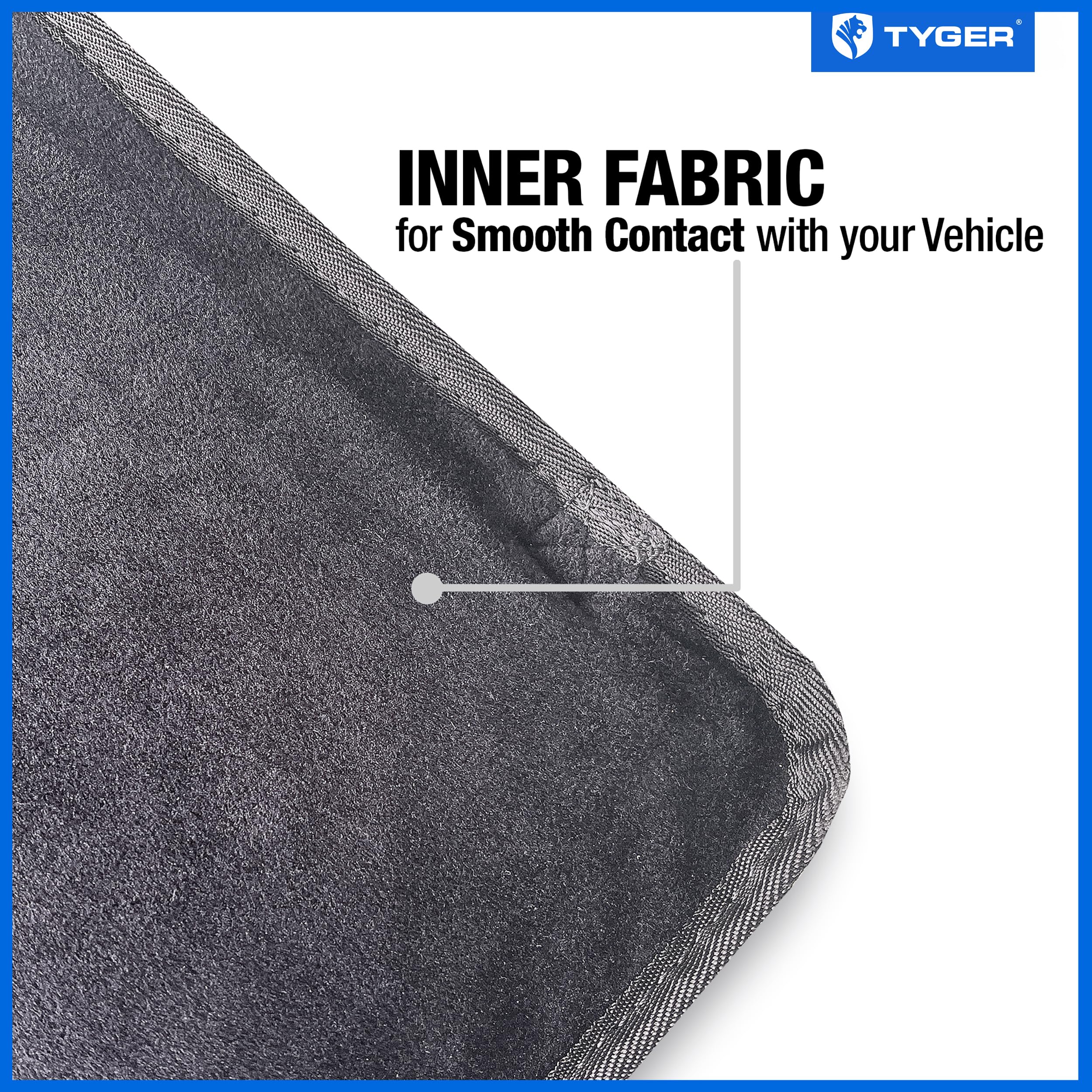Tyger Auto Tailgate Pad Universal Carrier Holds up to 6 Bikes|Large Size for Full Size Pickup Trucks|W 60" x H 23" (See Image for Measure Guide)|Flap for Handle and Rear Camera | TG-TP6U1018 , Black