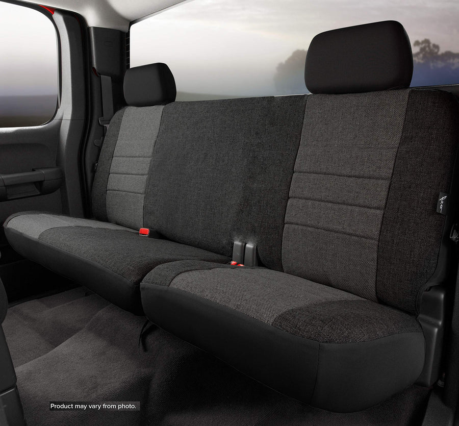 Custom Fit Fia OE32-14 CHARC Rear Seat Cover Split Cushion 40/60 - Tweed, (Charcoal)