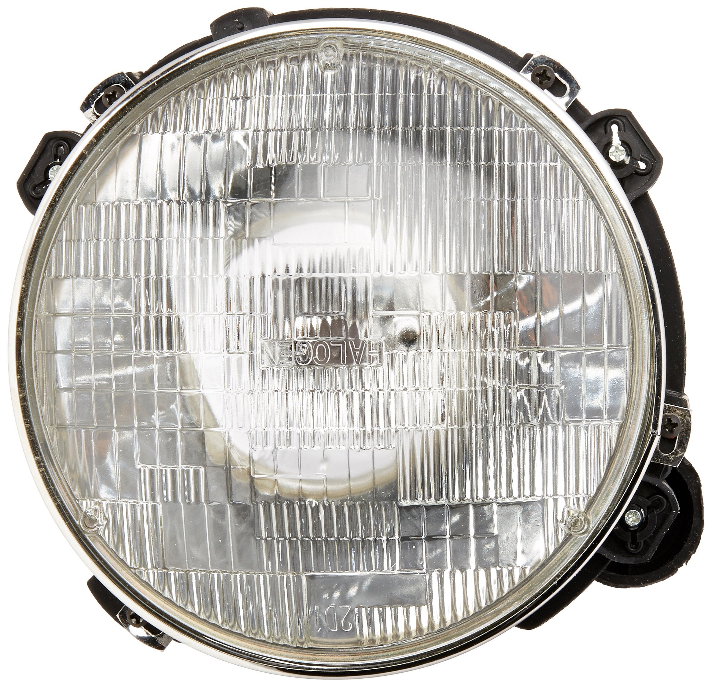 Front Right Crown Automotive 55055032AE Headlight Assembly with Leveling Device, Clear