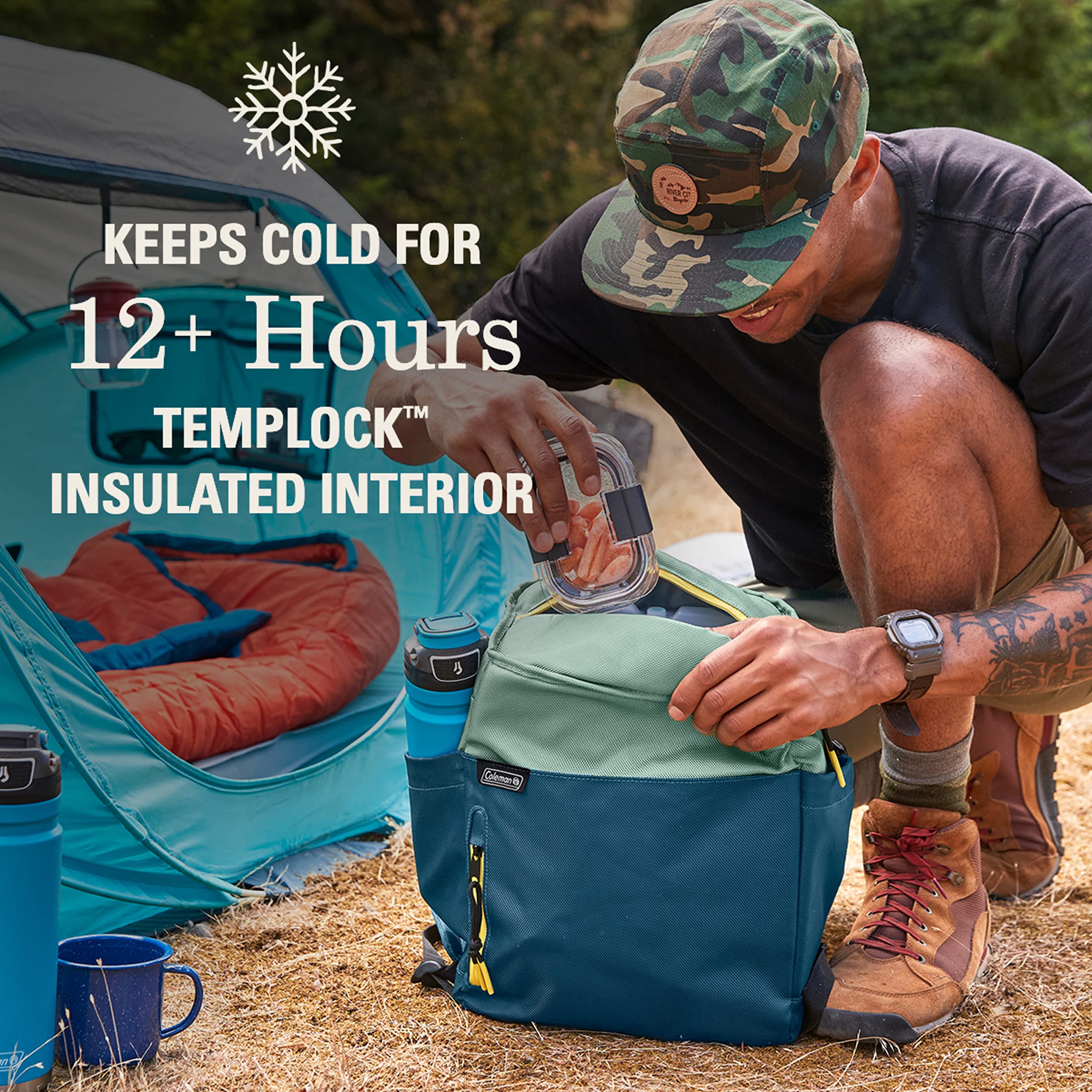 Coleman Insulated Morph Series Soft Coolers, Leak-Proof Portable Cooler 6/16/24 Can Capacity with Ice Retention, Cooler for Beach, Picnic, Camping, Tailgating, Groceries, Lunches, & More