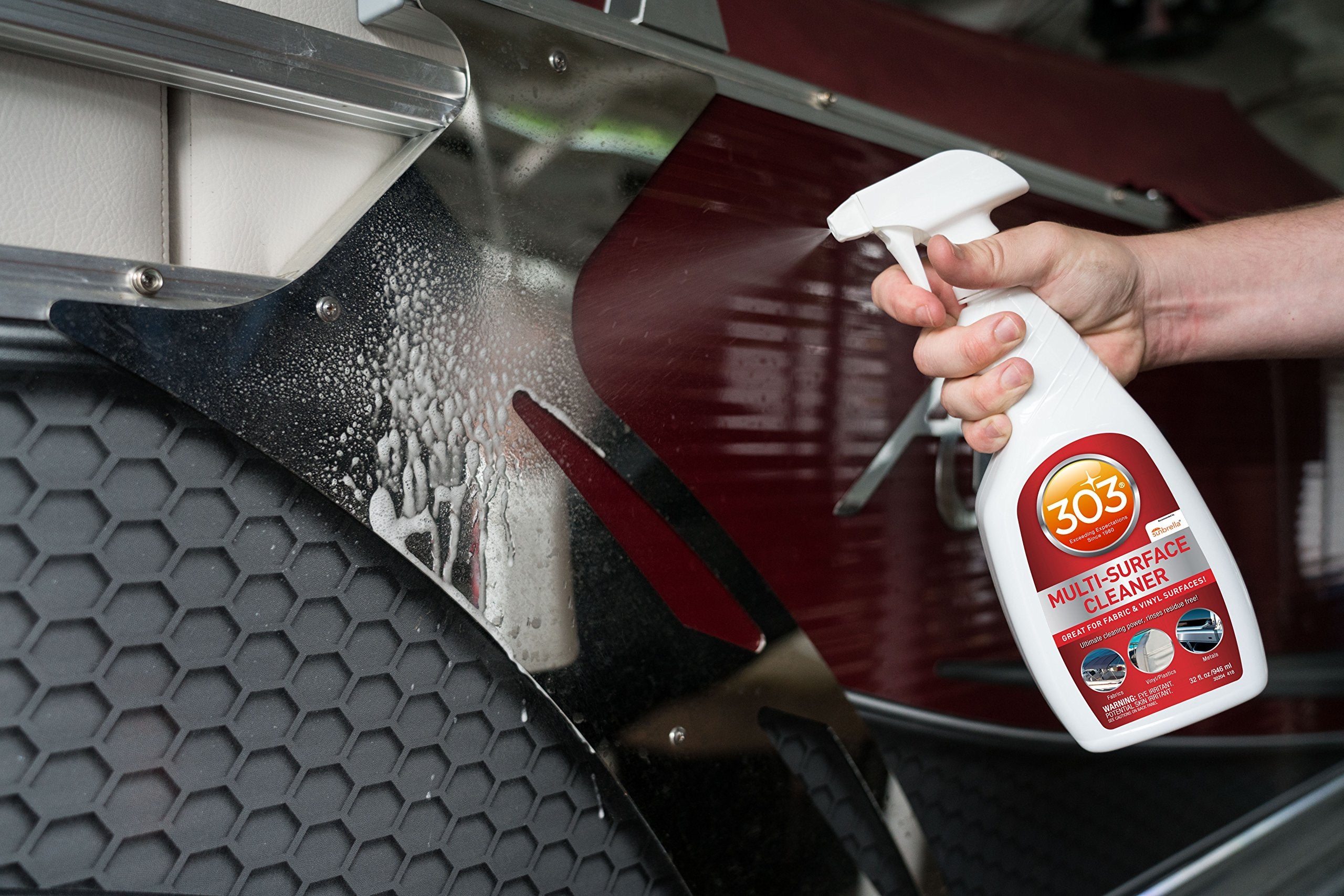 303 Multi-Surface Cleaner - Cleans Safely All Water Safe Surfaces - Ultimate Cleaning Power - Rinses Residue Free - Recommended By Sunbrella, 32 fl. oz. (30204)