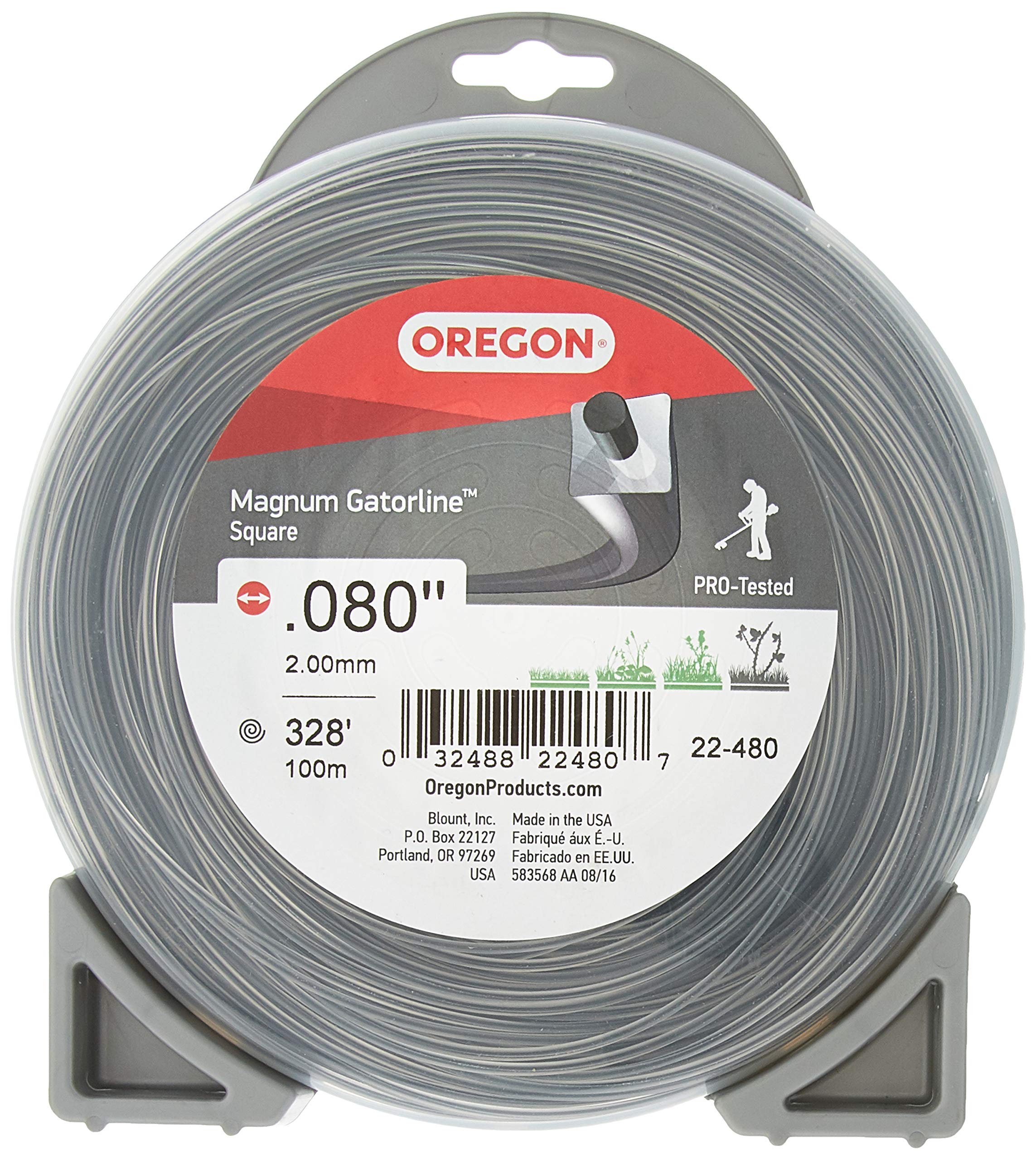 Magnum Gatorline Oregon 22-480 Square, .080", 1 Lb