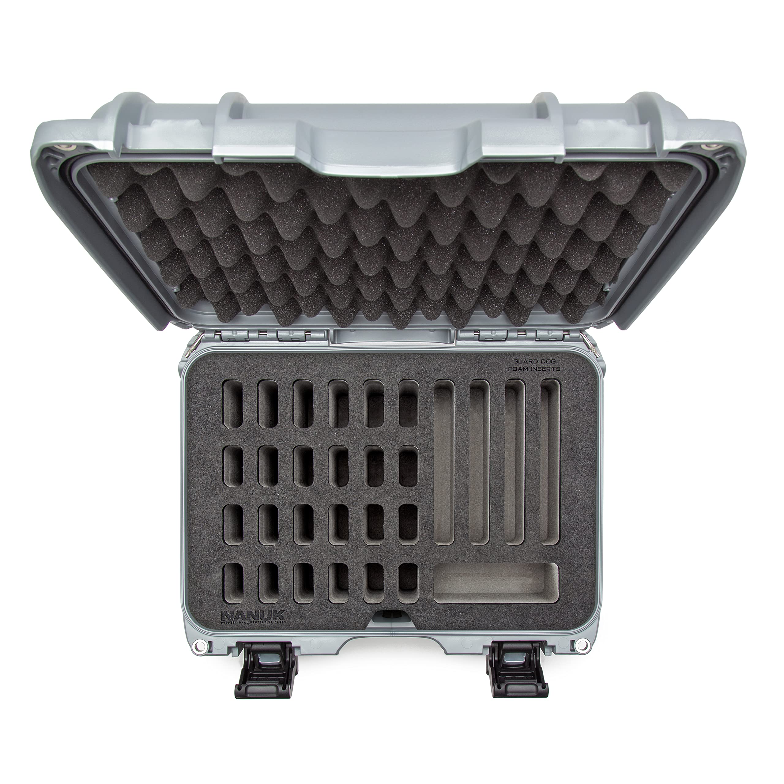 Case Nanuk w/Foam Insert for 28 Knives - Silver 915-28KNI5