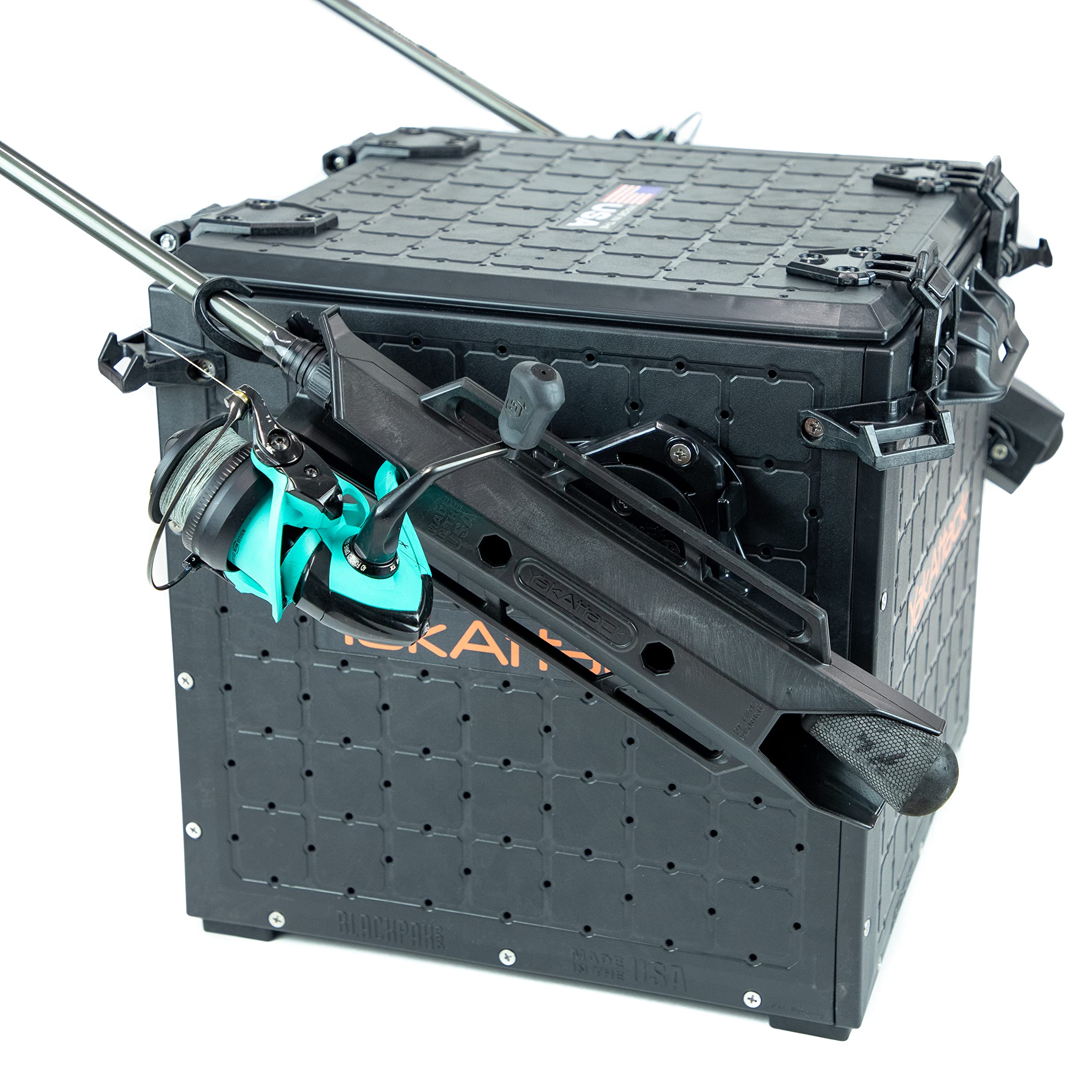 TetherTube Turret YakAttack | Adjustable Rod Tube Mount for BlackPak Pro | 30° Increments with 12 Positions | Includes Stainless Hardware | Made in USA