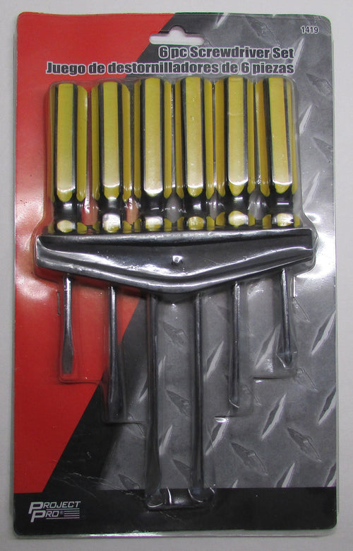6 Piece Performance Tool Screwdriver Set with Holder 1419