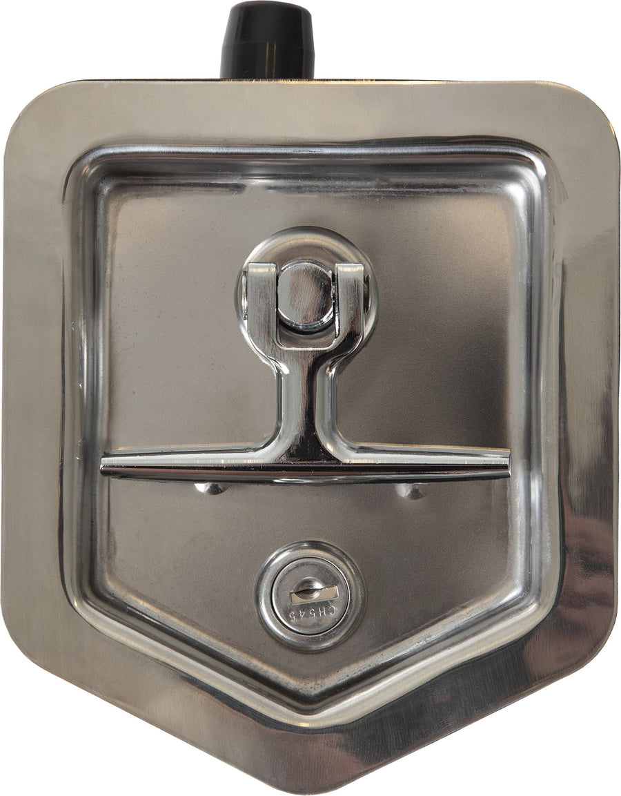 L8816R Buyers Products T-Handle Latch (Latch, T-Handle W/Roller & Gasket,SST), Gray