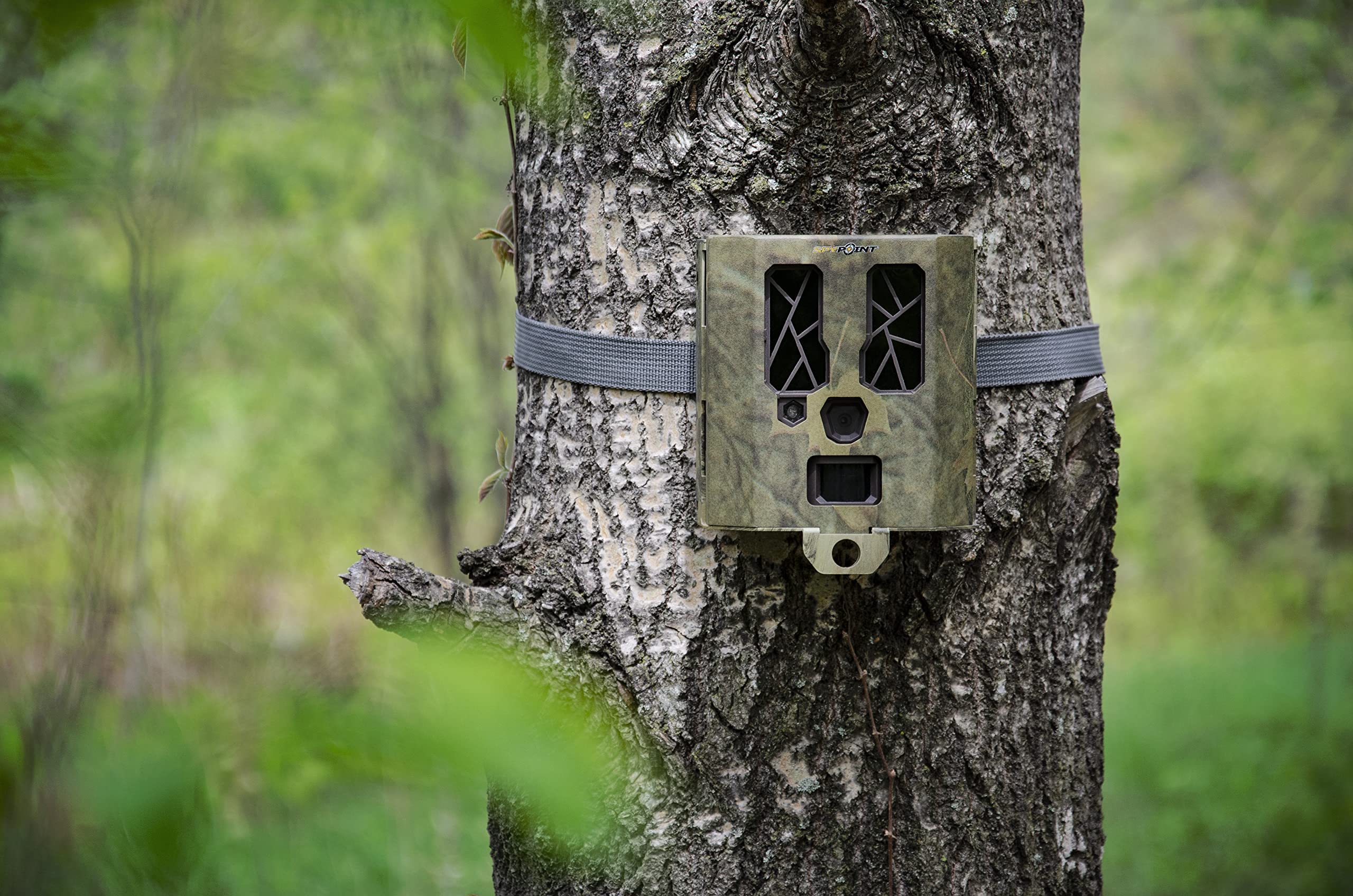 SpyPoint SB-400 Trail Cameras Cellular Security Box 48-LED Cameras | Protective Heavy Duty Steel Case | Weather & Animal Resistant Trail Camera Box
