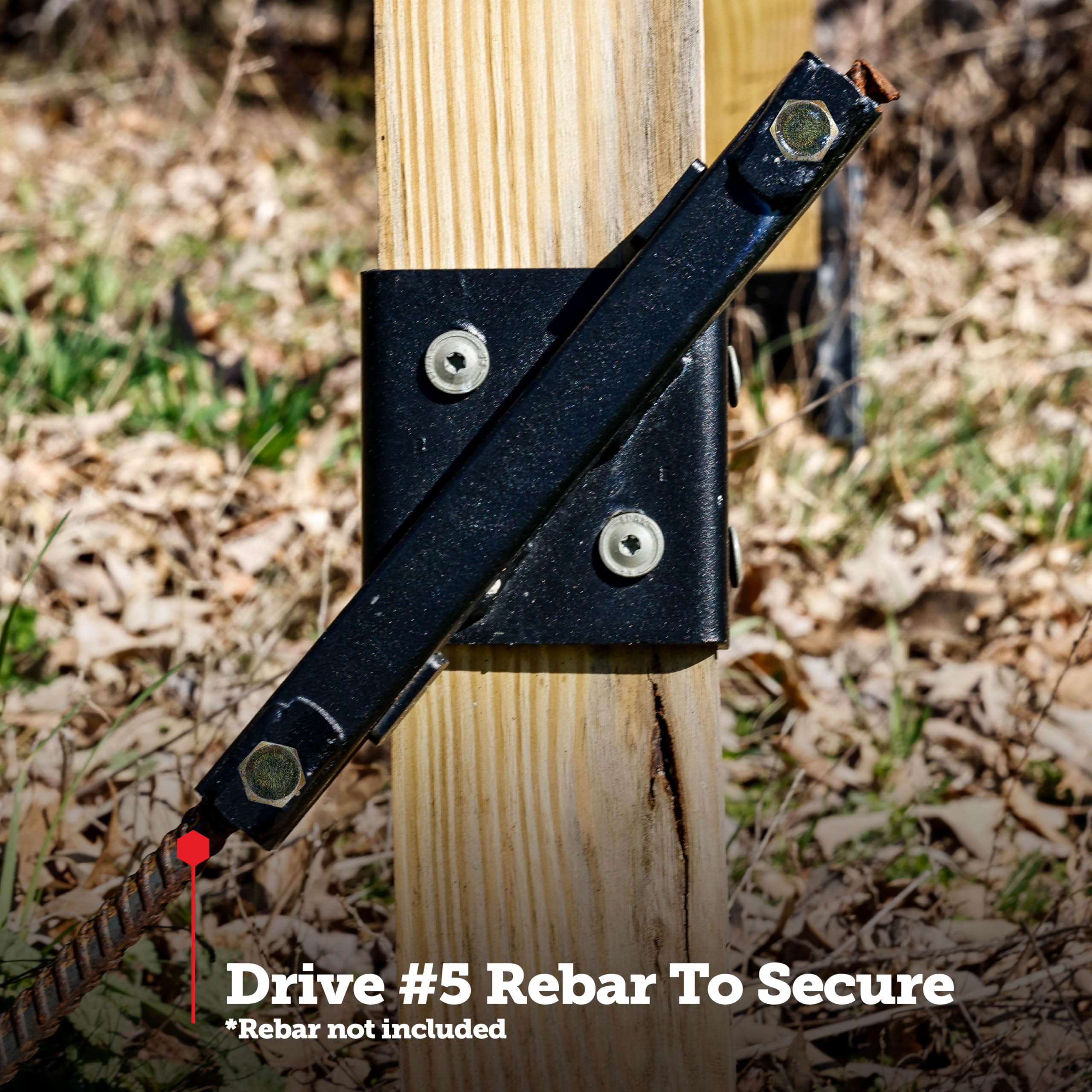 Lock-N-Load Elevators USA-Made Ground Anchoring System, Use with Pre-Built and DIY Hunting Blinds and More, Hunter Accessories