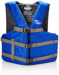STEARNS General Purpose Adult Life Vest, Blue, Oversize