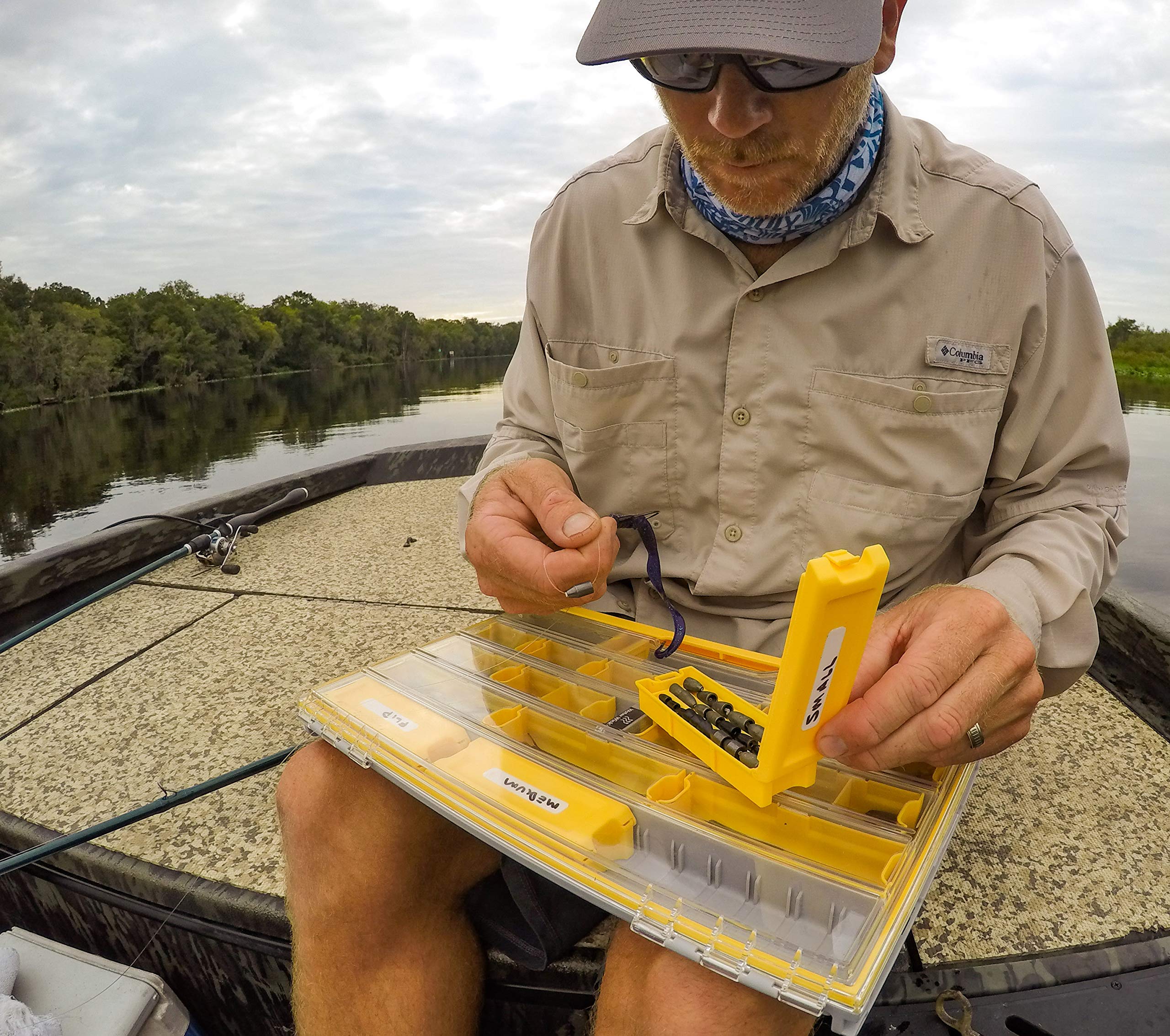 Plano Medium Weight Retainer Edge Terminal | Designed to complement Edge 3600 & 3700 Tackle Boxes for Customized Storage, Yellow