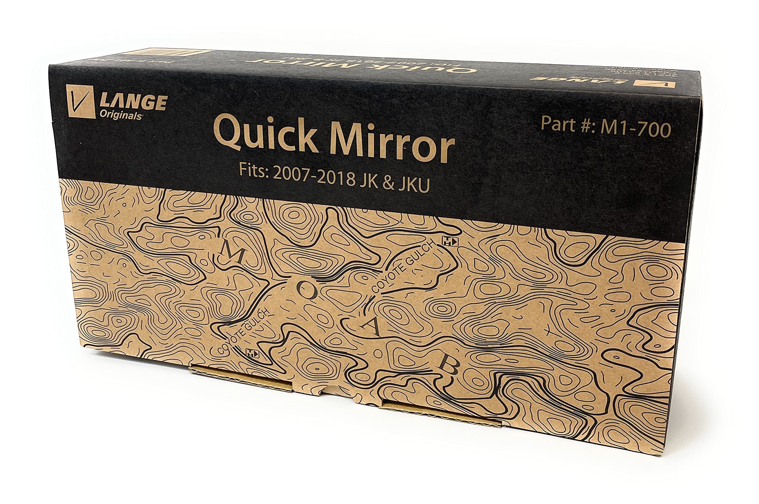 Jeep Wrangler Mirror Quick Release | Lange Originals Compatible with 2007-2018 JK & JKU Jeep Wrangler