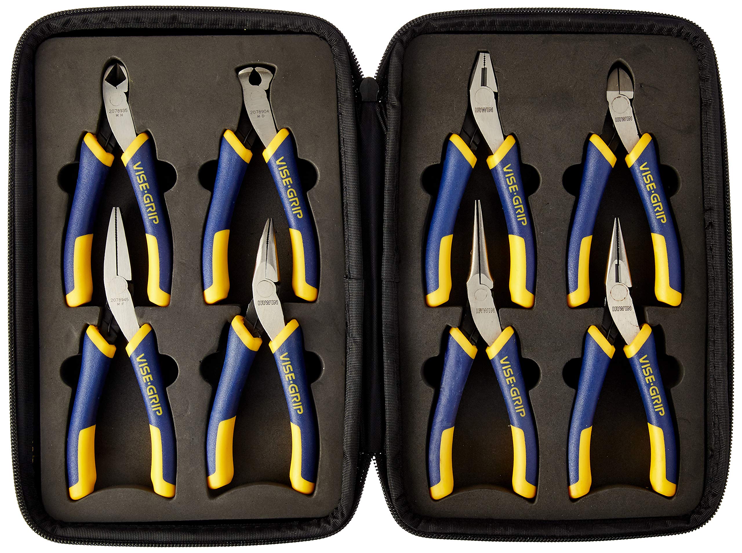 Vise-Grip Irwin, 2078714, Precision Plier Set, Ergonomic, 8 Pcs.