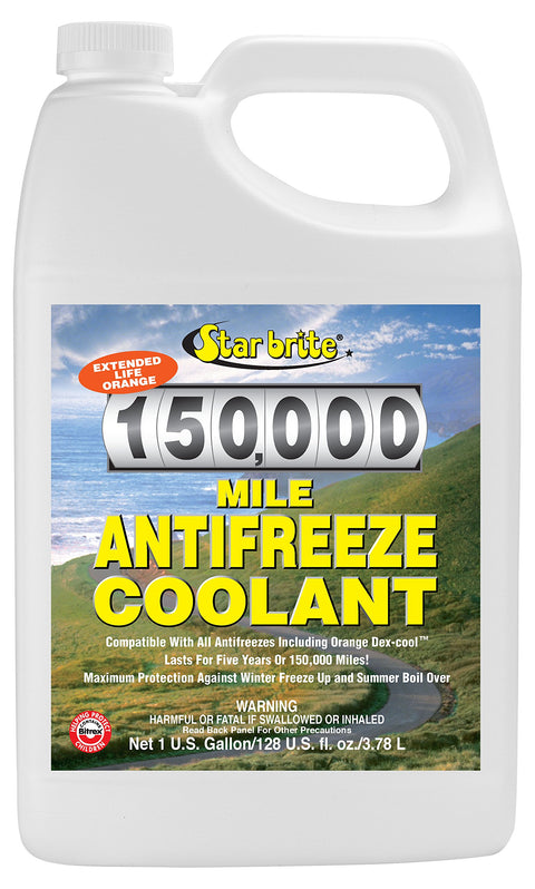 150,000 Mile Star brite Antifreeze Coolant - Full Strength - 1 gal