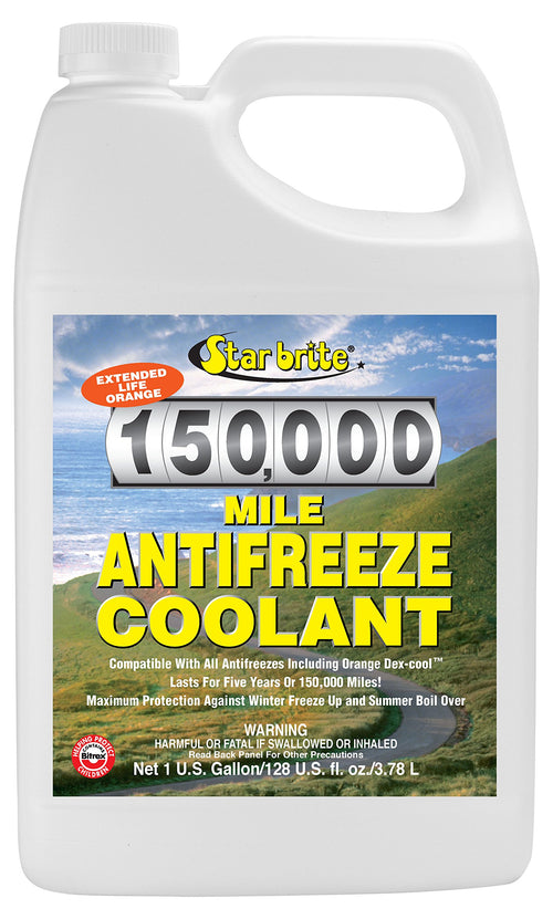 150,000 Mile Star brite Antifreeze Coolant - Full Strength - 1 gal