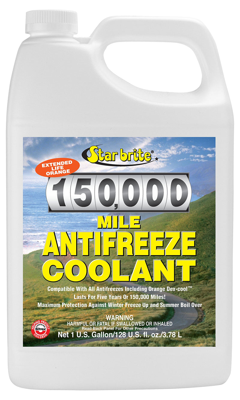 150,000 Mile Star brite Antifreeze Coolant - Full Strength - 1 gal
