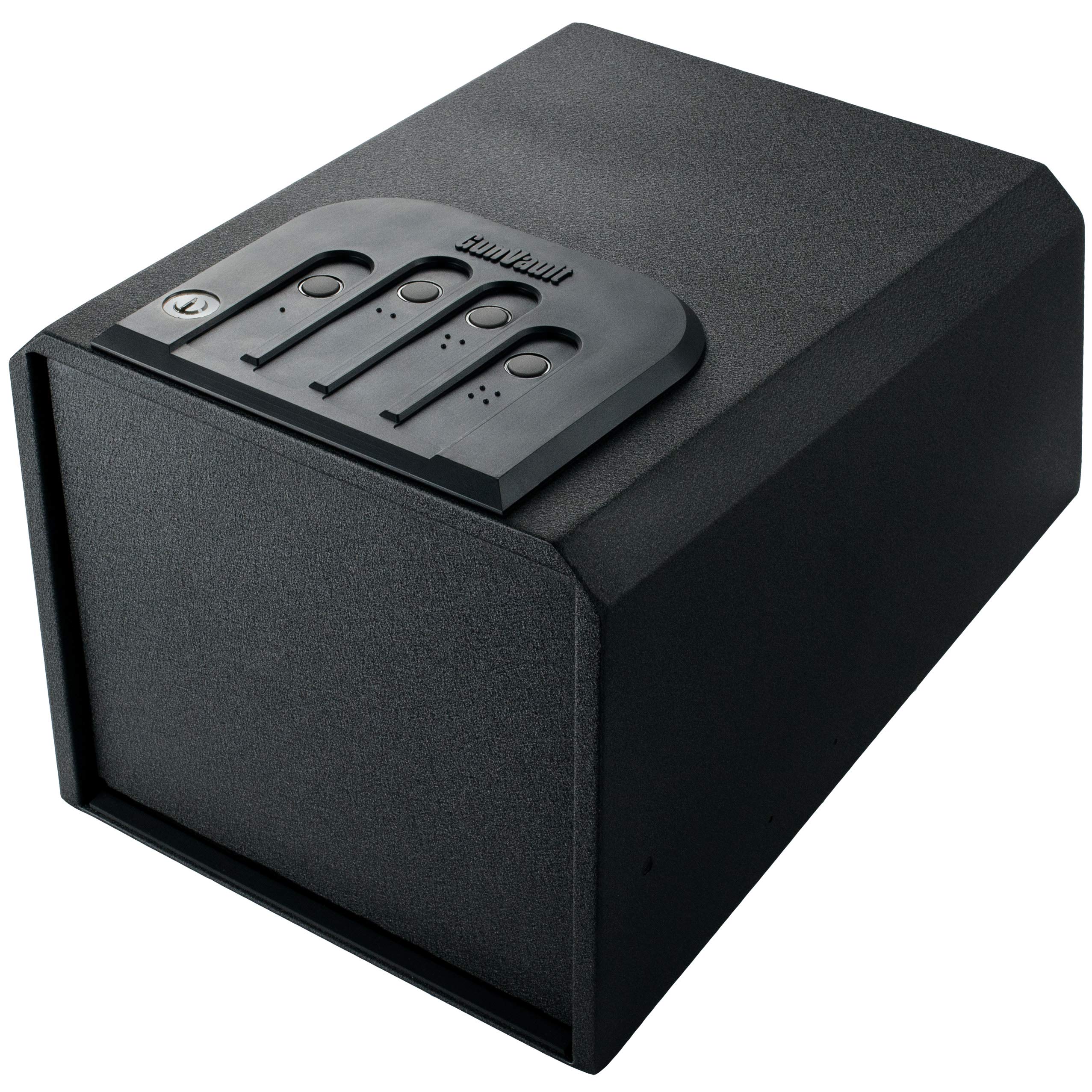 MultiVault GunVault - Quick Access Automatic Slide-Out Handgun Safe with Patented No-Eyes® Keypad (4 Pistol Capacity)