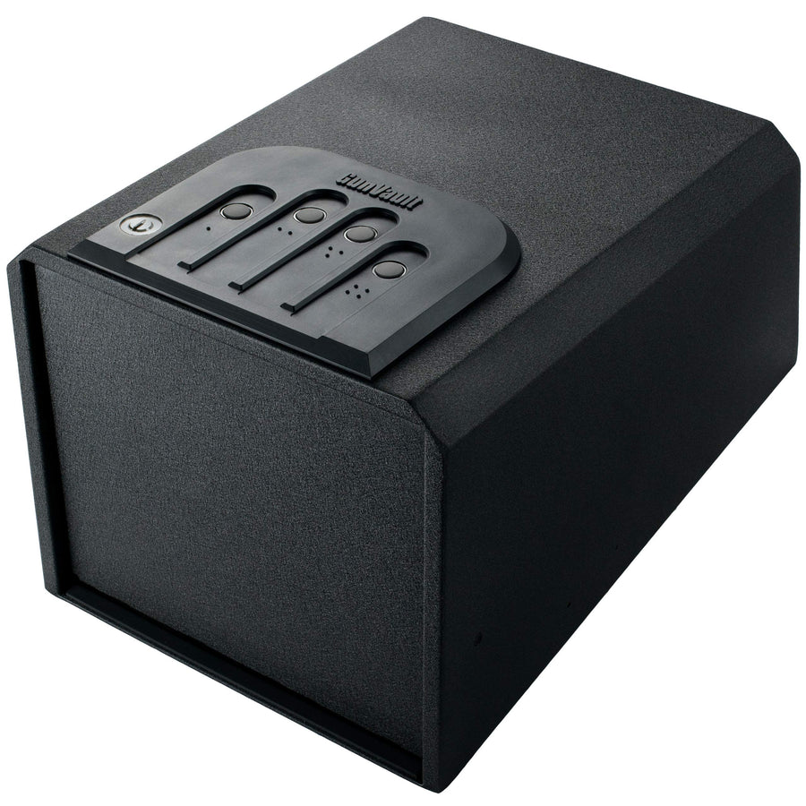 MultiVault GunVault - Quick Access Automatic Slide-Out Handgun Safe with Patented No-Eyes® Keypad (4 Pistol Capacity)