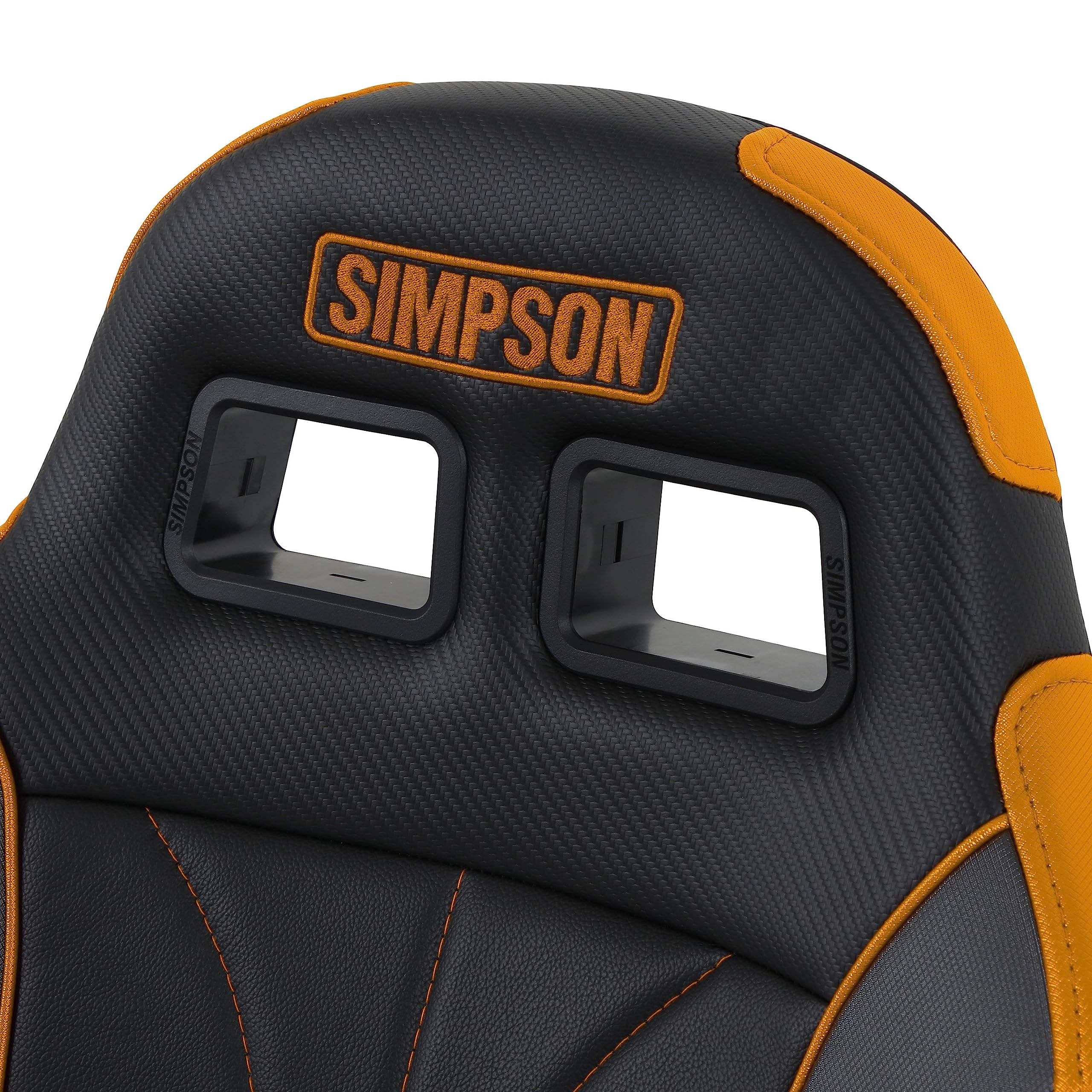 Vortex II Simpson Racing 104-308 UTV Seat Black/Orange Each