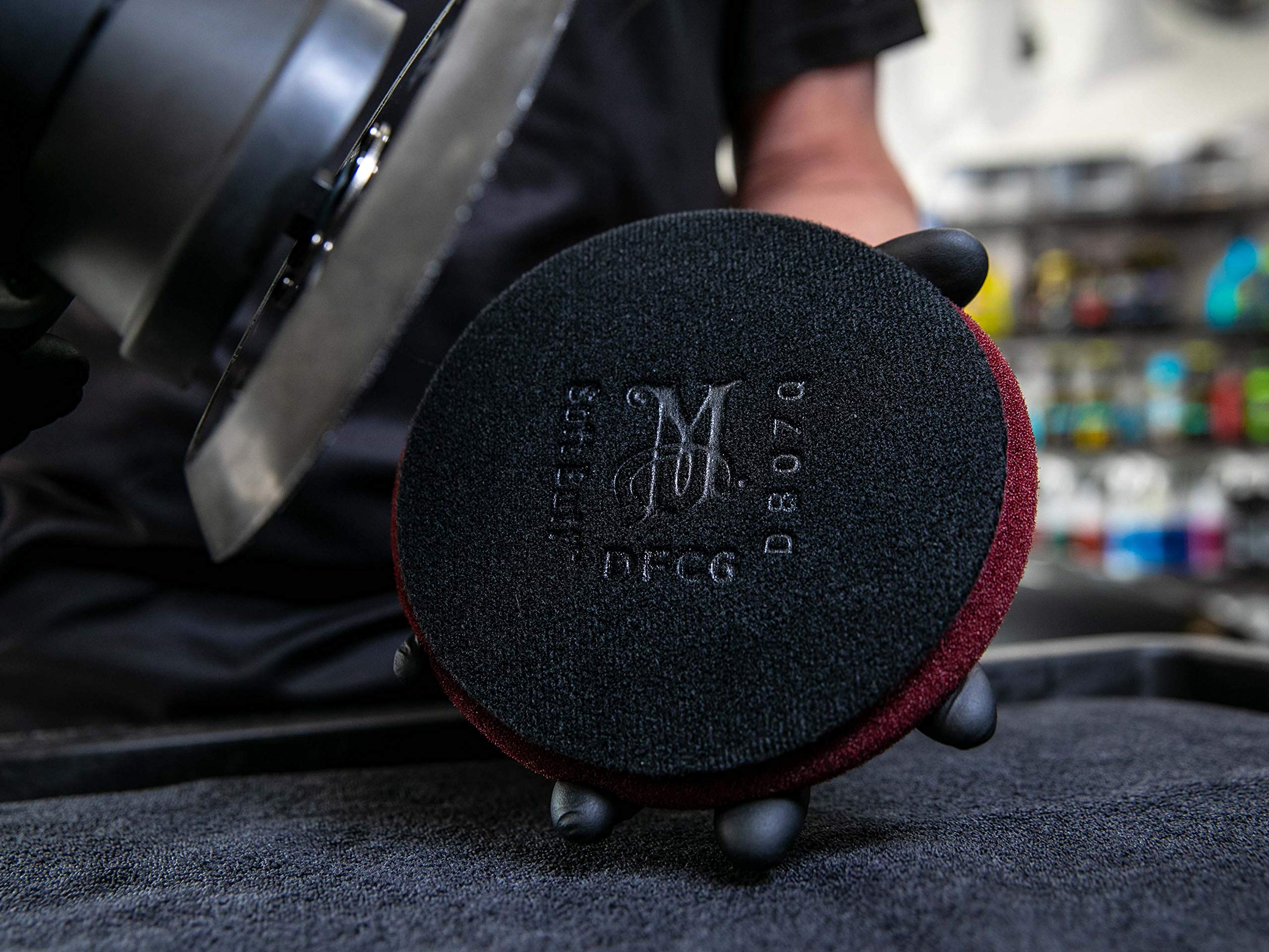 6” Meguiar's Soft Buff DA Foam Cutting Disc DFC6 - Hook and Loop Pad for Use with a 6” DA Backing Plate, Dual Action Polisher, and Compound for Paint Defect Removal