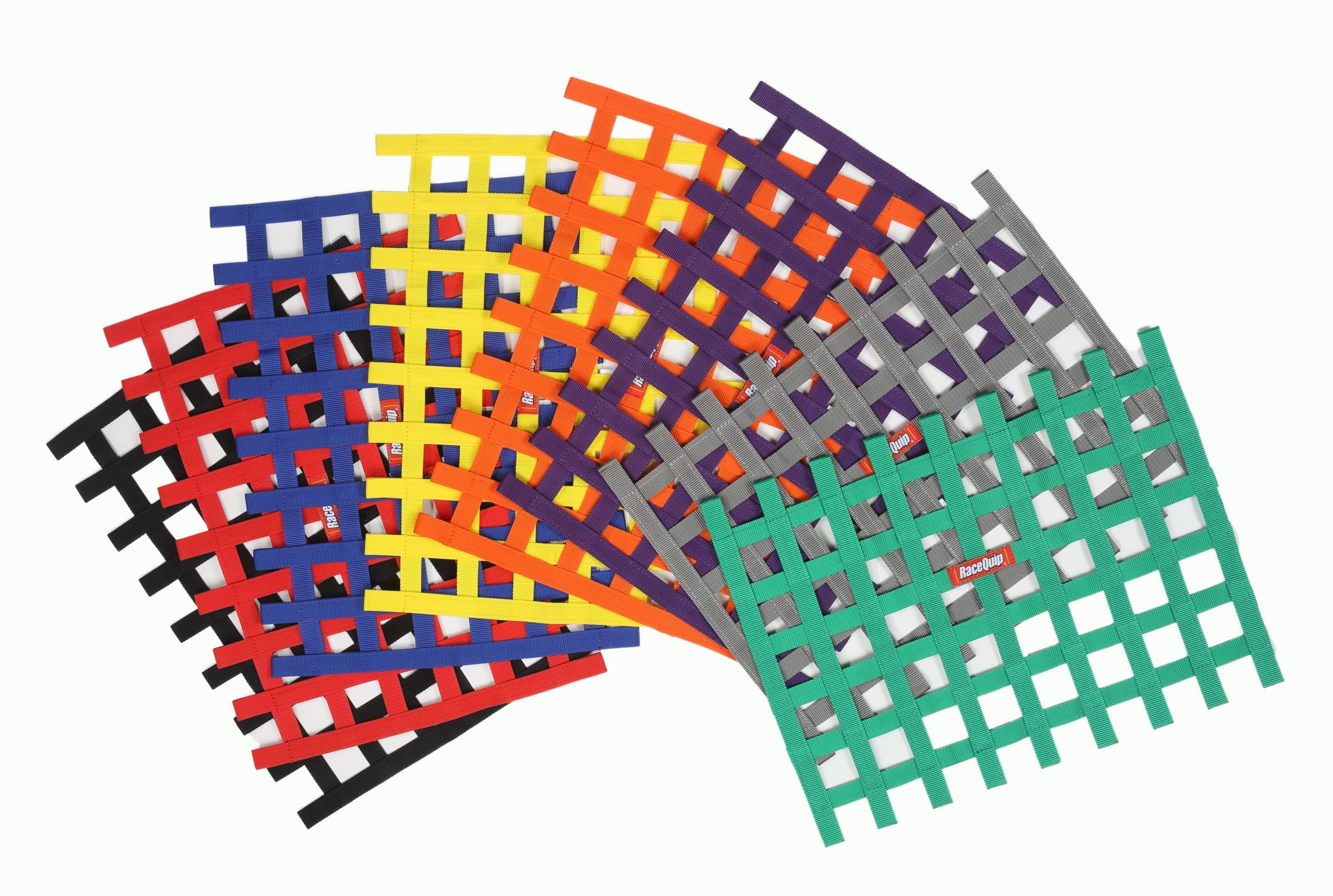 Window Net RaceQuip® 721045RQP - 24 x 18 in Rectangle - Orange 1 in Webbing
