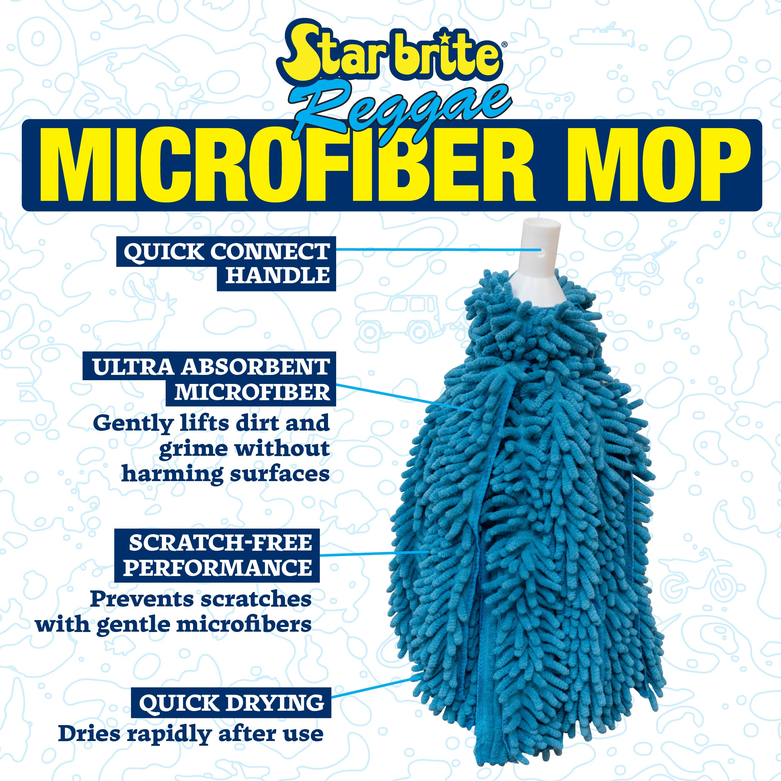 Reggae Mop STAR BRITE (040103)