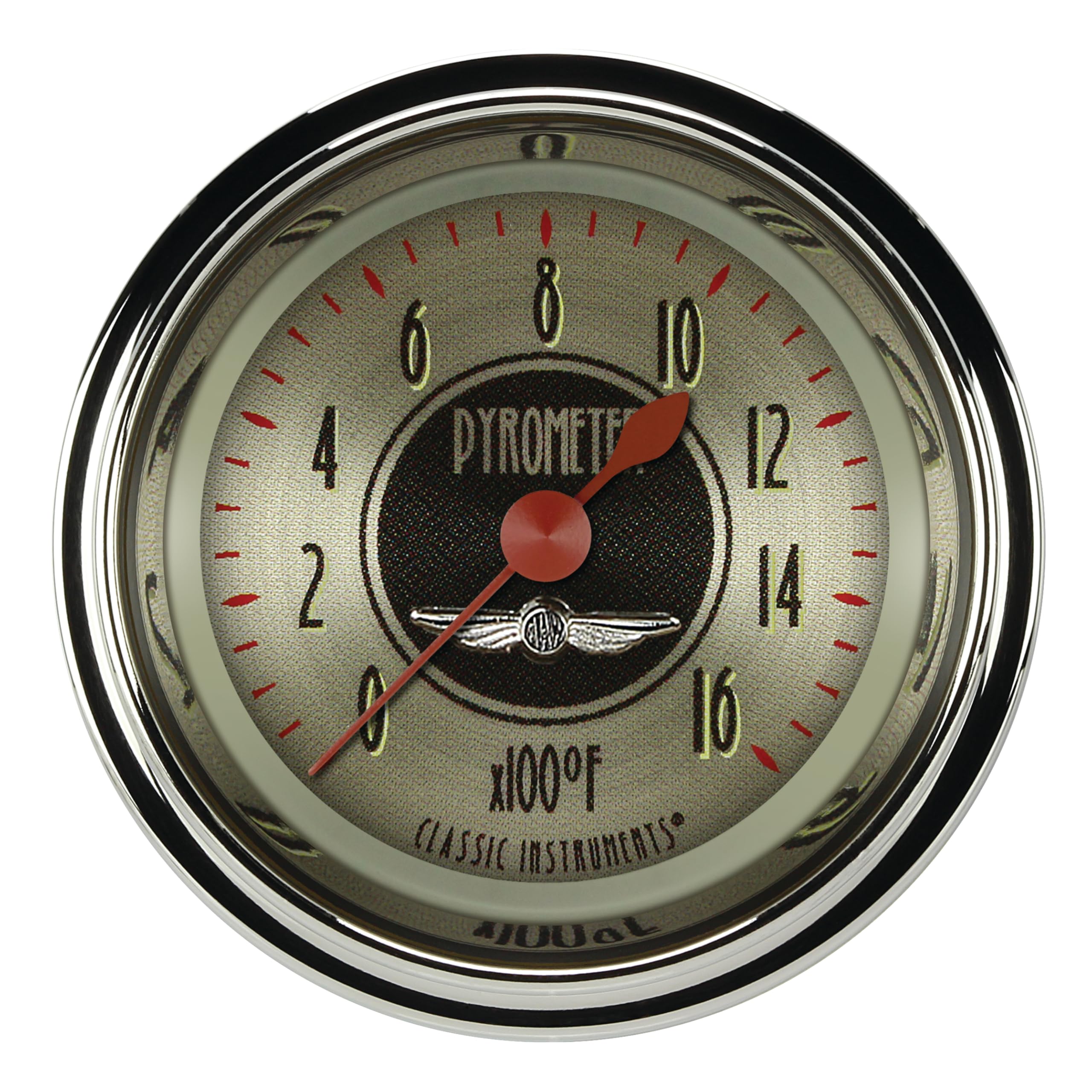 Classic Instruments All American Nickel AN198SHC 2 1/8" Pyrometer Full Sweep