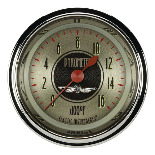 Classic Instruments All American Nickel AN198SHC 2 1/8" Pyrometer Full Sweep