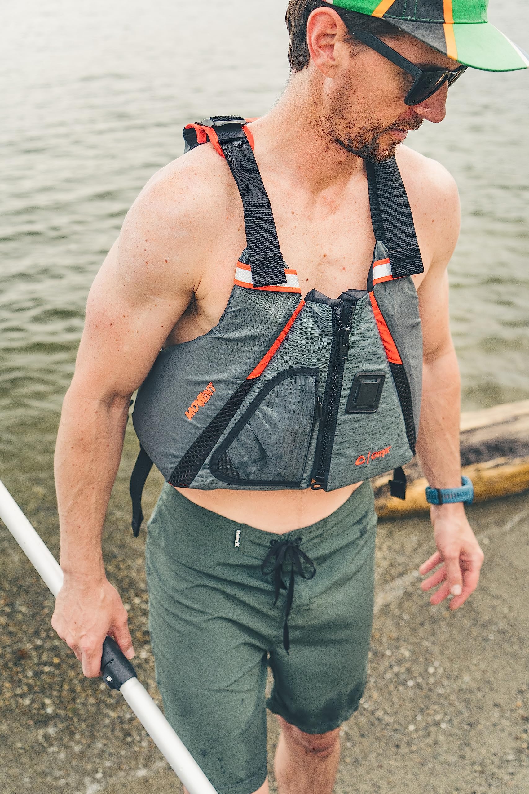 Movevent Dynamic Onyx unisex-adult Vest-Orange-M/L (122200-200-040-14)