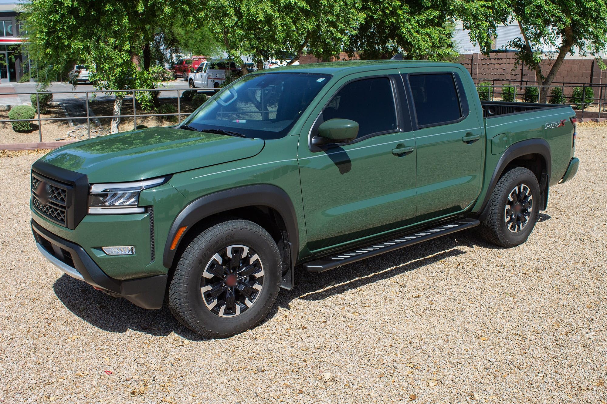 5in Raptor Series Running Boards Steps OEM Style Full Tread Black Aluminum | Part 2207-0589BT