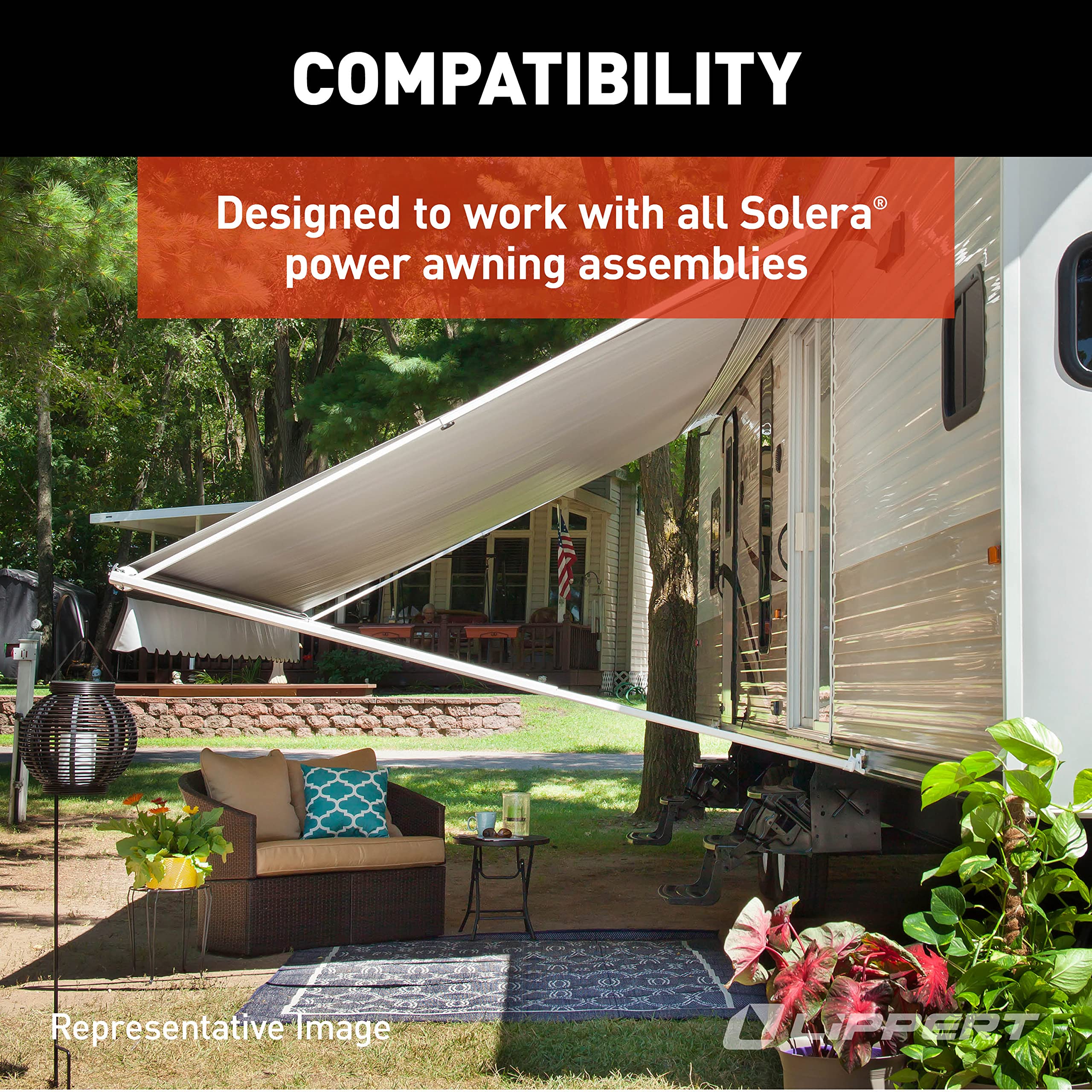 Power Awning Switch Kit Solera Replacement for 5th Wheel RVs, Travel Trailers and Motorhomes