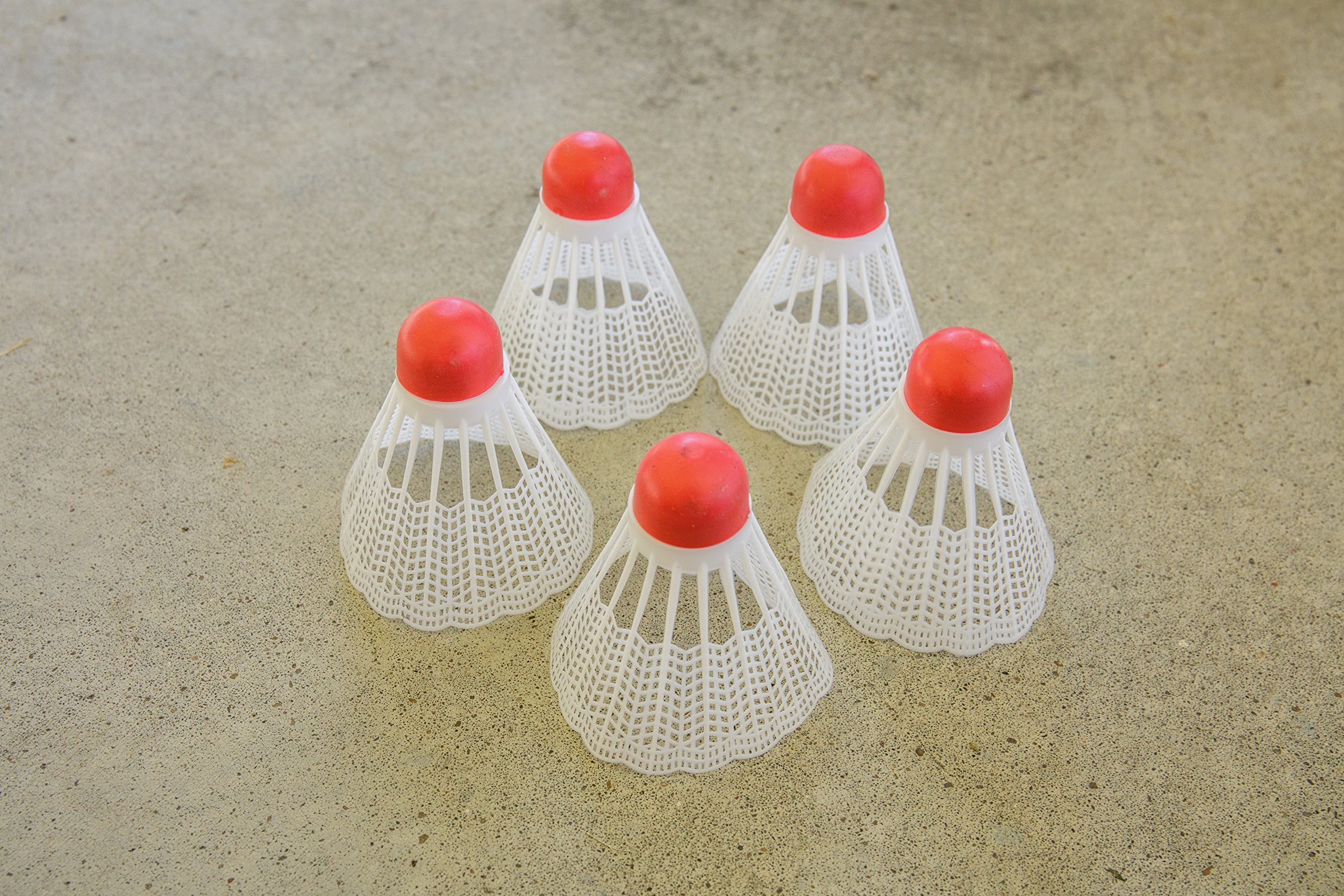 Shuttlecocks Triumph 6 Pack in White, for Recreational and Outdoor Play