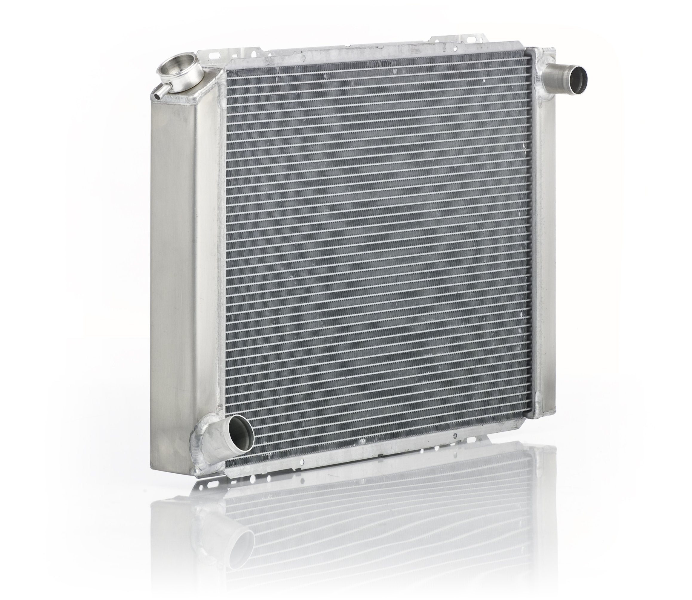 Qualifier Be Cool 35007 Natural Finish Radiator with Dual 1" Core