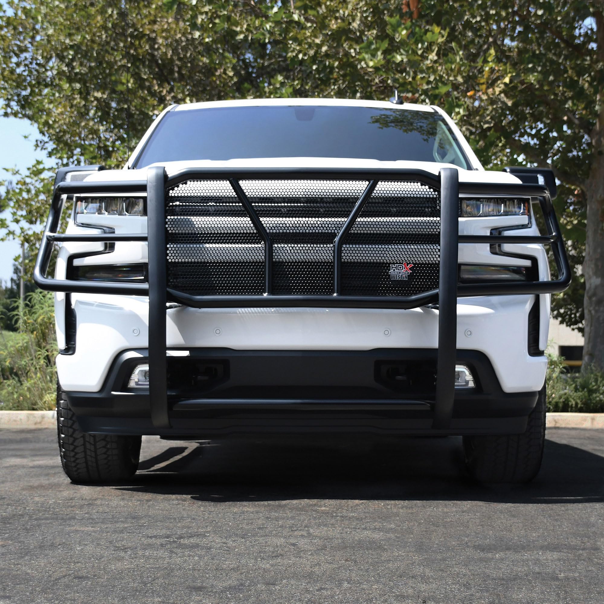 Westin HDX 57-3955 Grille Guard fits 2019-2023 Silverado 1500 (Excl. Silverado LD) 2022 Silverado LTD (Without Front Sensors) Black