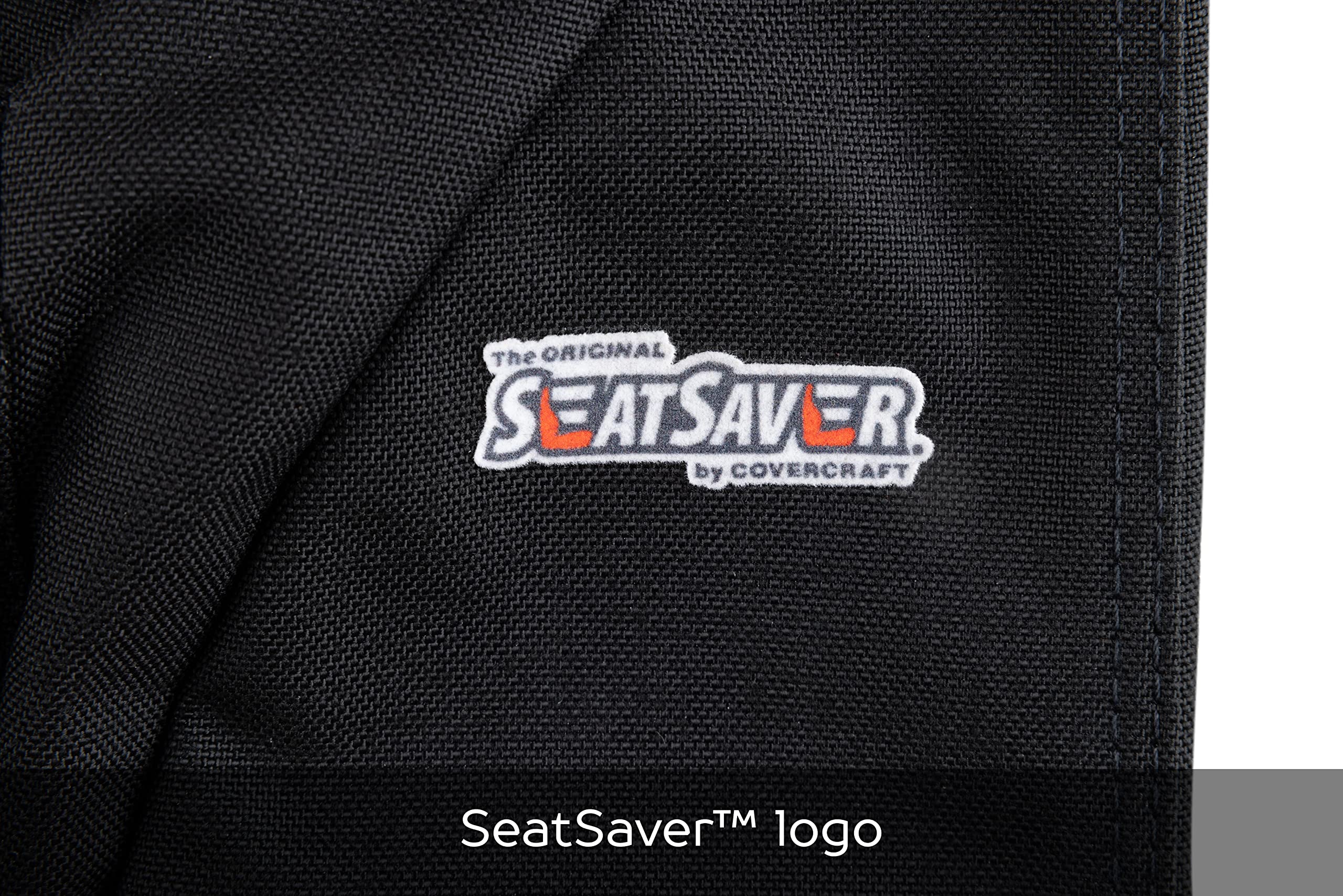 Covercraft Super Dux Carhartt SeatSaver Custom Seat Covers | SSC7432COBK | 2nd Row Solid Bench Seat | Compatible with 2011-2018 Ram 1500, 2019-2022 Ram 1500 Classic, 2011-2022 Ram 2500/3500 | Black