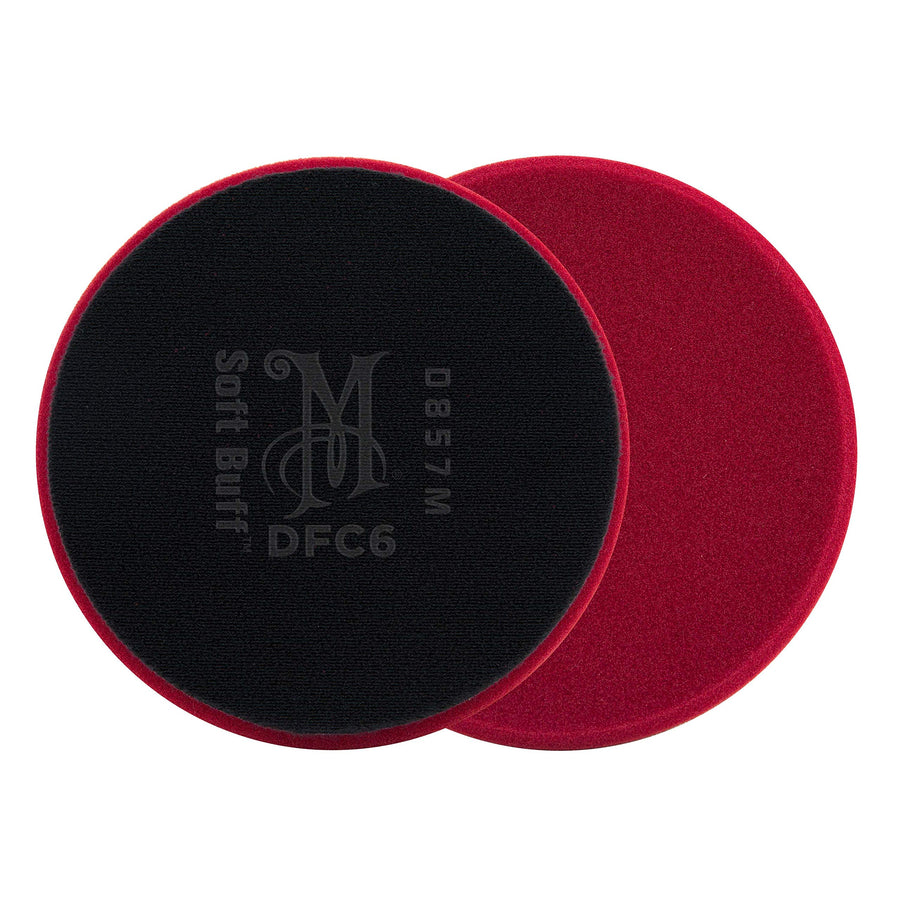 6” Meguiar's Soft Buff DA Foam Cutting Disc DFC6 - Hook and Loop Pad for Use with a 6” DA Backing Plate, Dual Action Polisher, and Compound for Paint Defect Removal