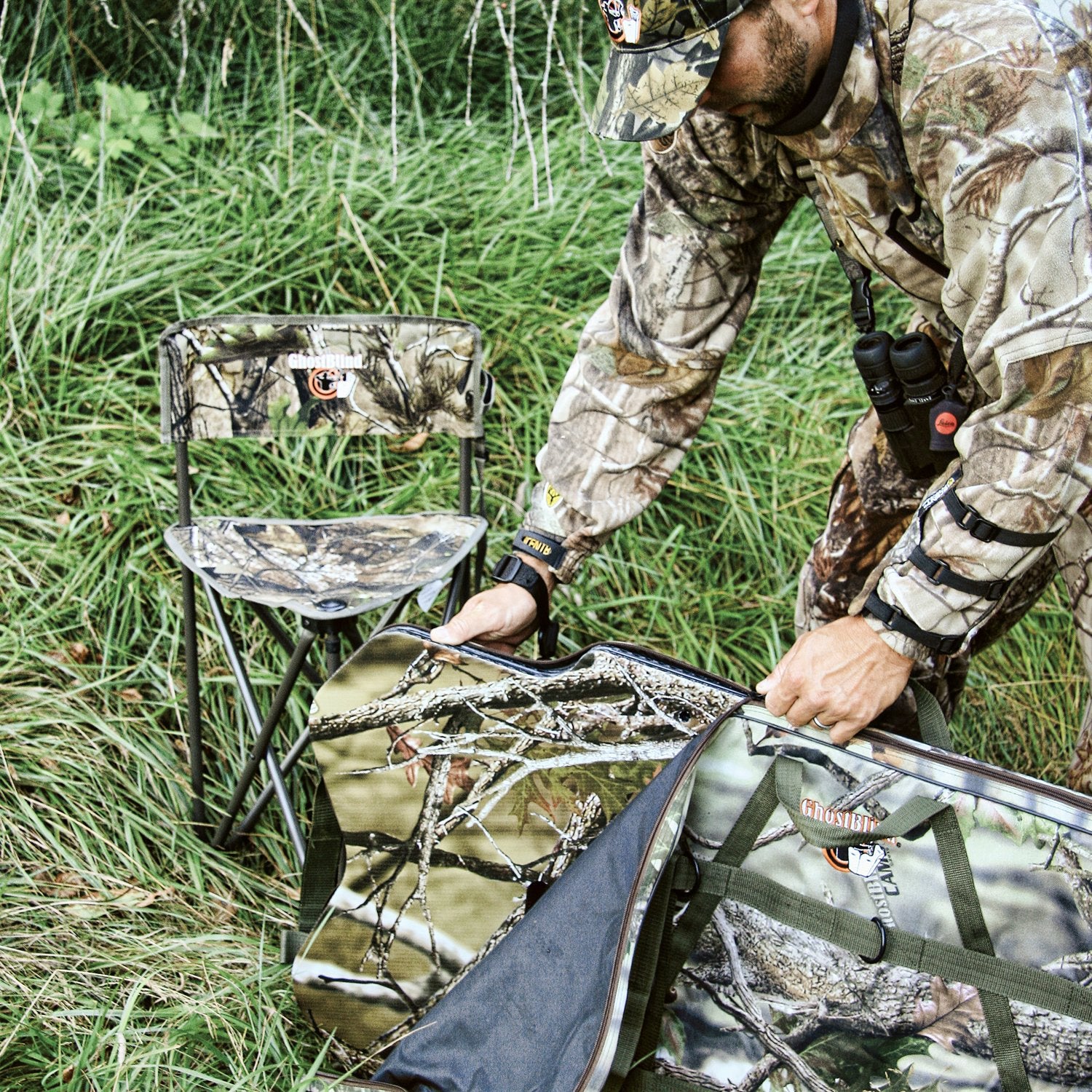 Deluxe Ghostblind Carry Bag (Fits Predator Blind Only), Camouflage, 22.9 x 10.1 x 4.4"
