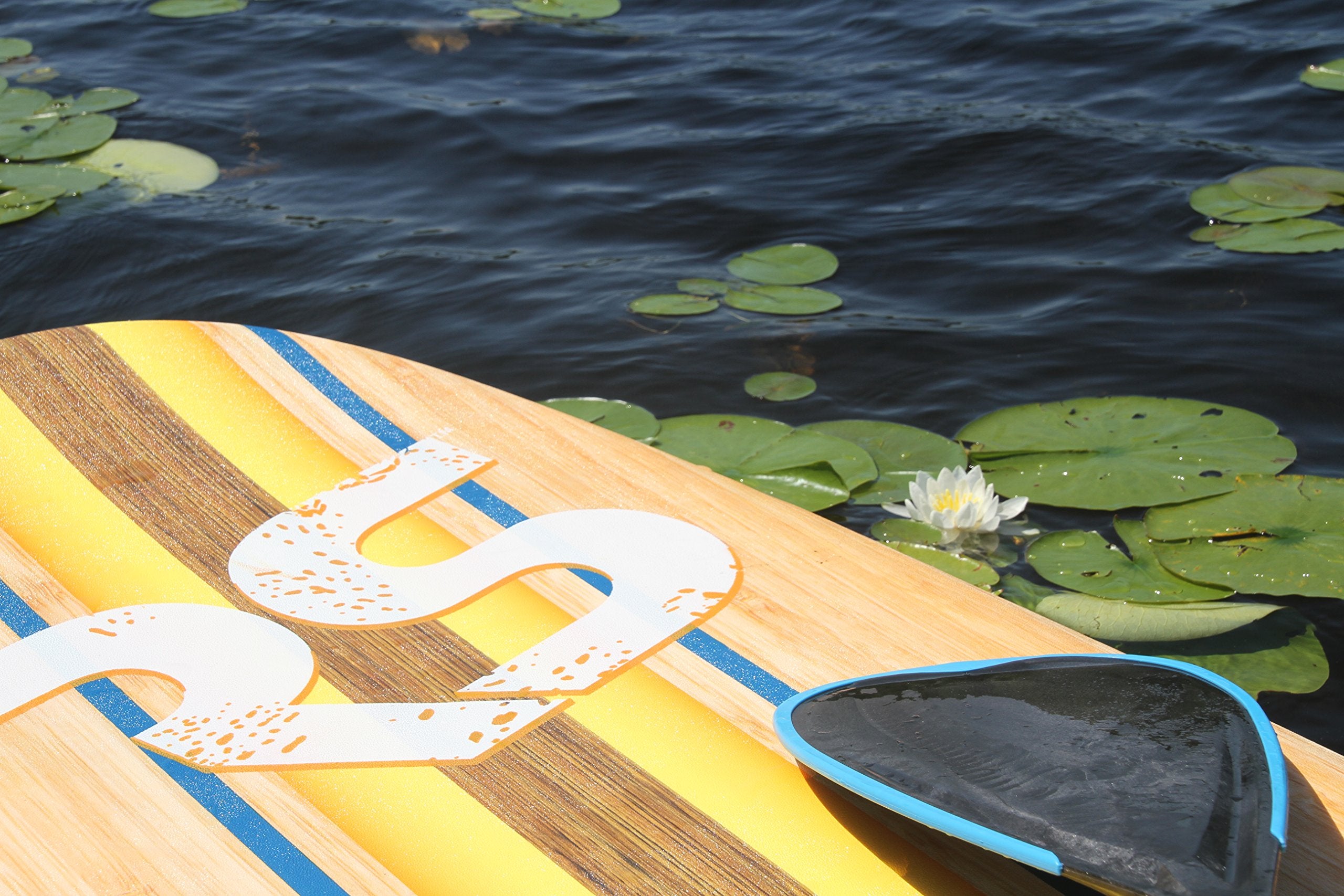 Bamboo Soft Top RAVE 2725 SUP w/Paddle and Leash - 10'8"