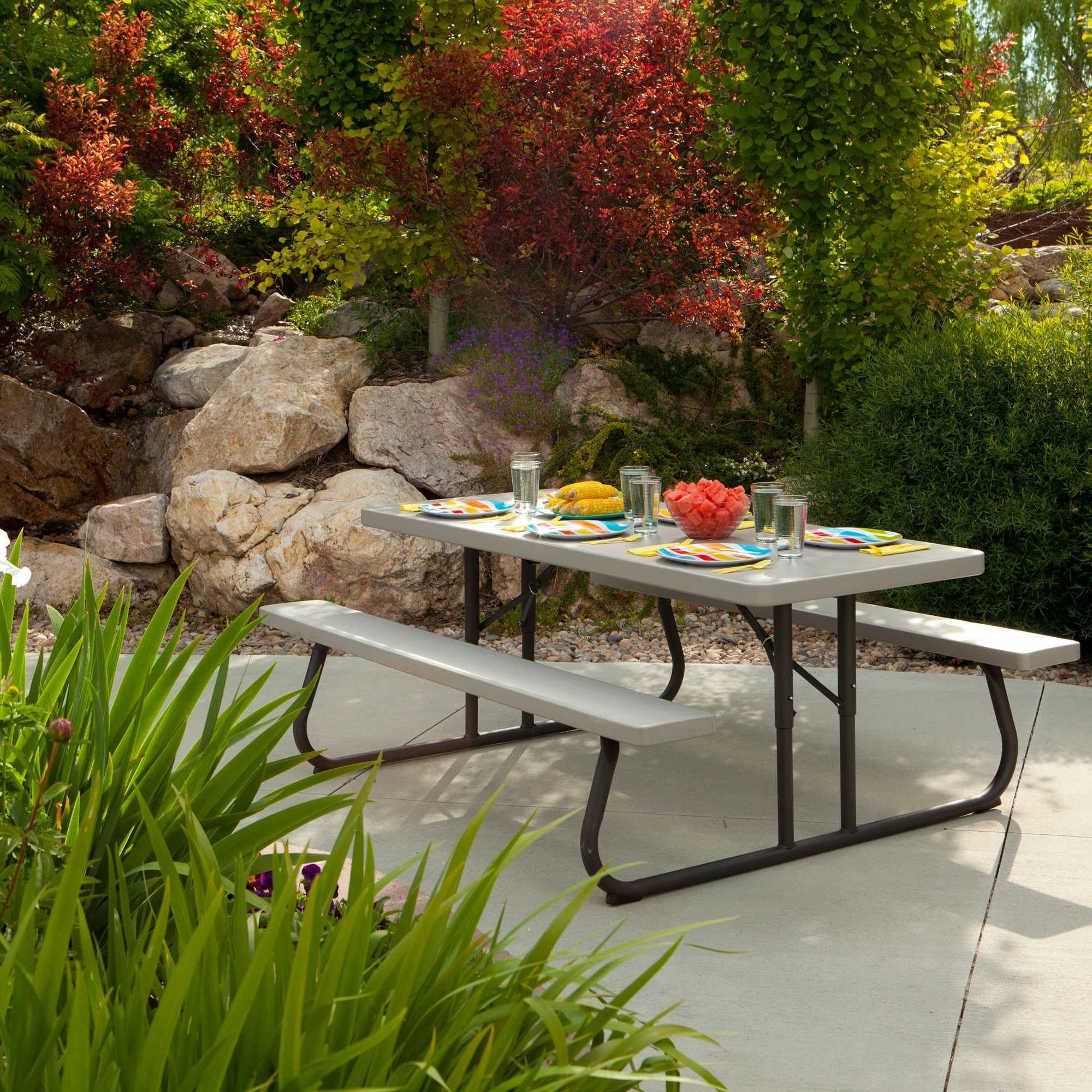 6-Foot Lifetime Folding Picnic Table
