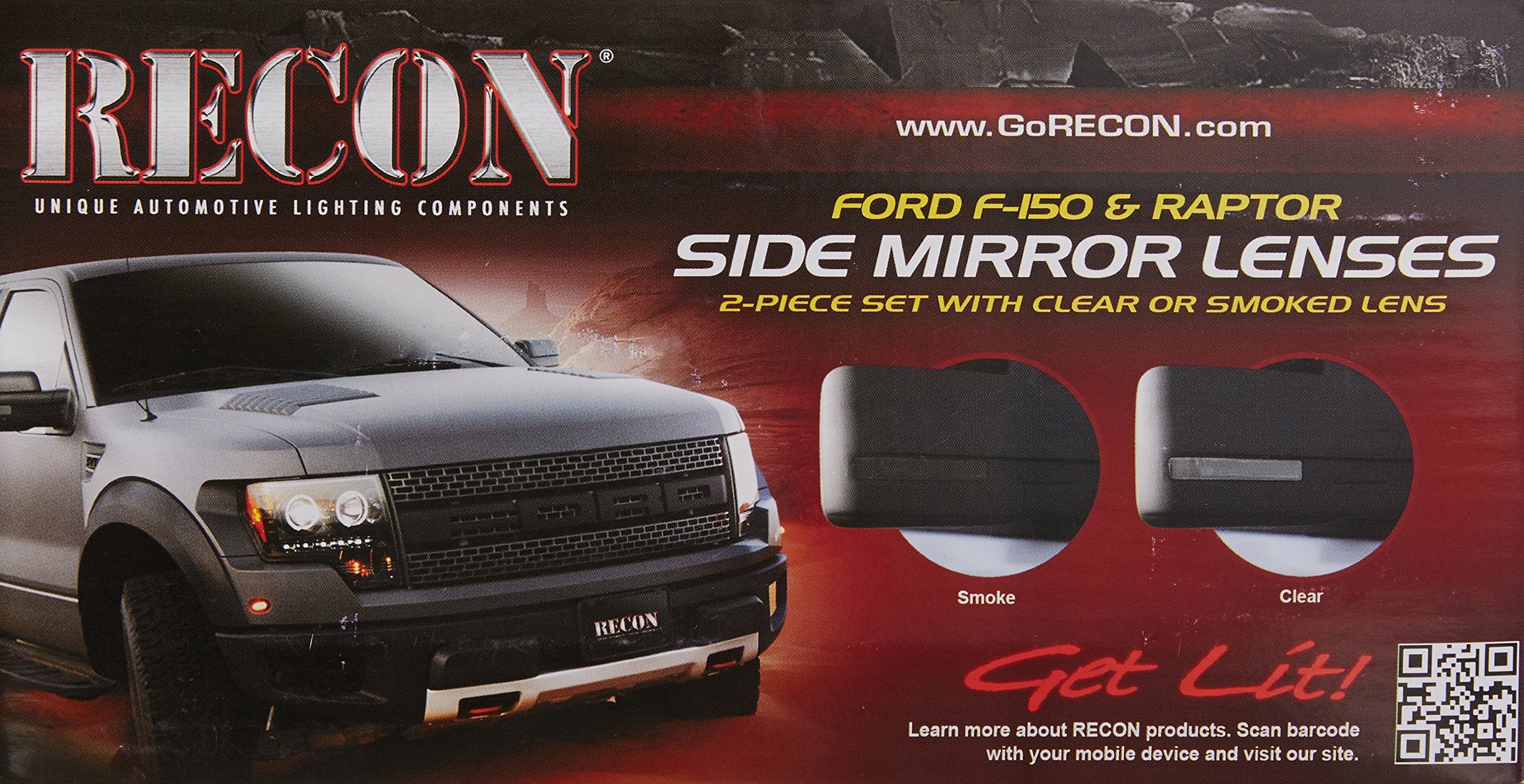 Side Mirror Lens Recon (264241CL)