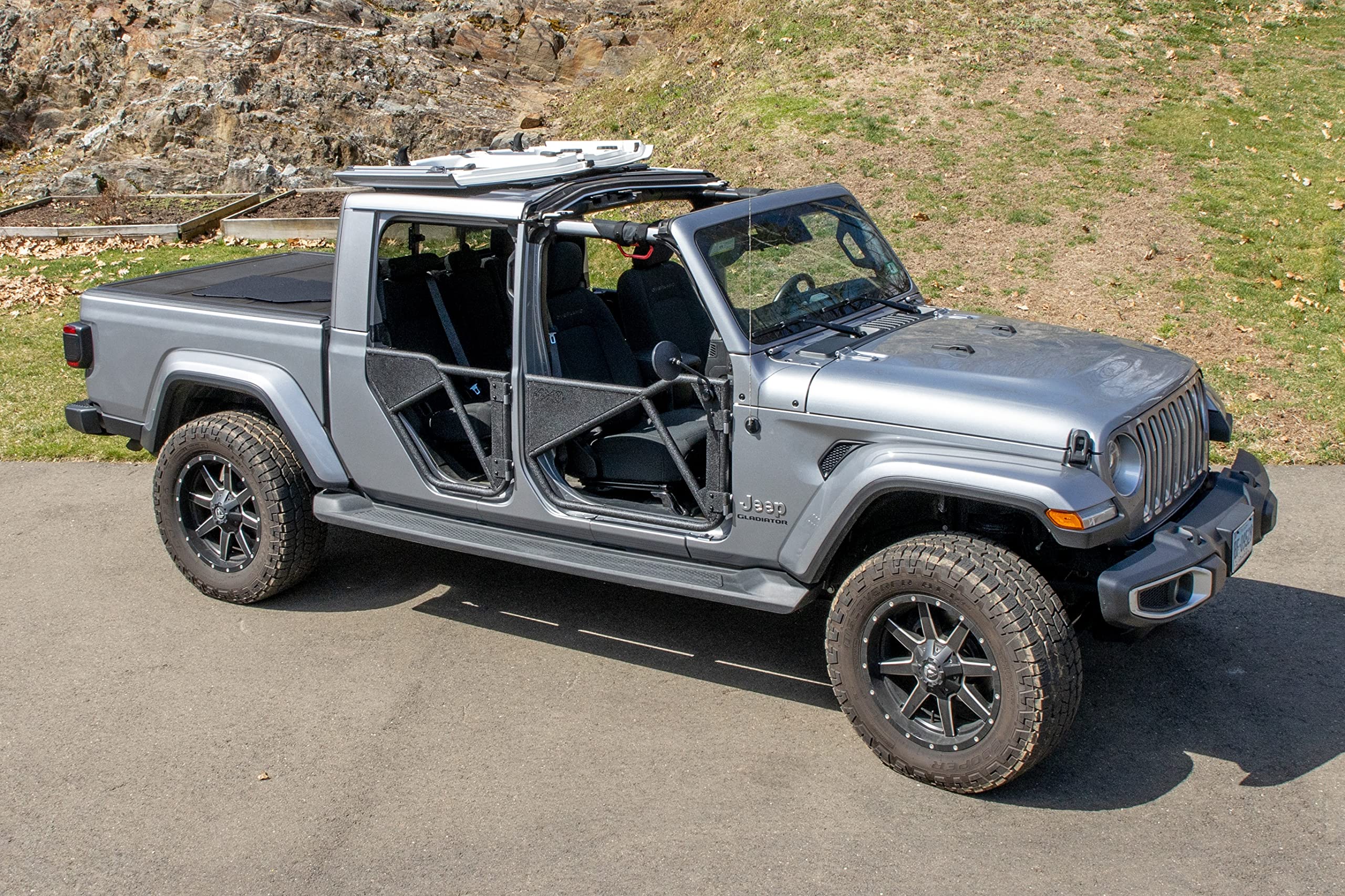 EZ Flip-Top for Jeep Freedom Top Panels JT One Person Flip Back System—Flip Back Your Jeep Hard Top Panels in Seconds! Patented and Patent Pending