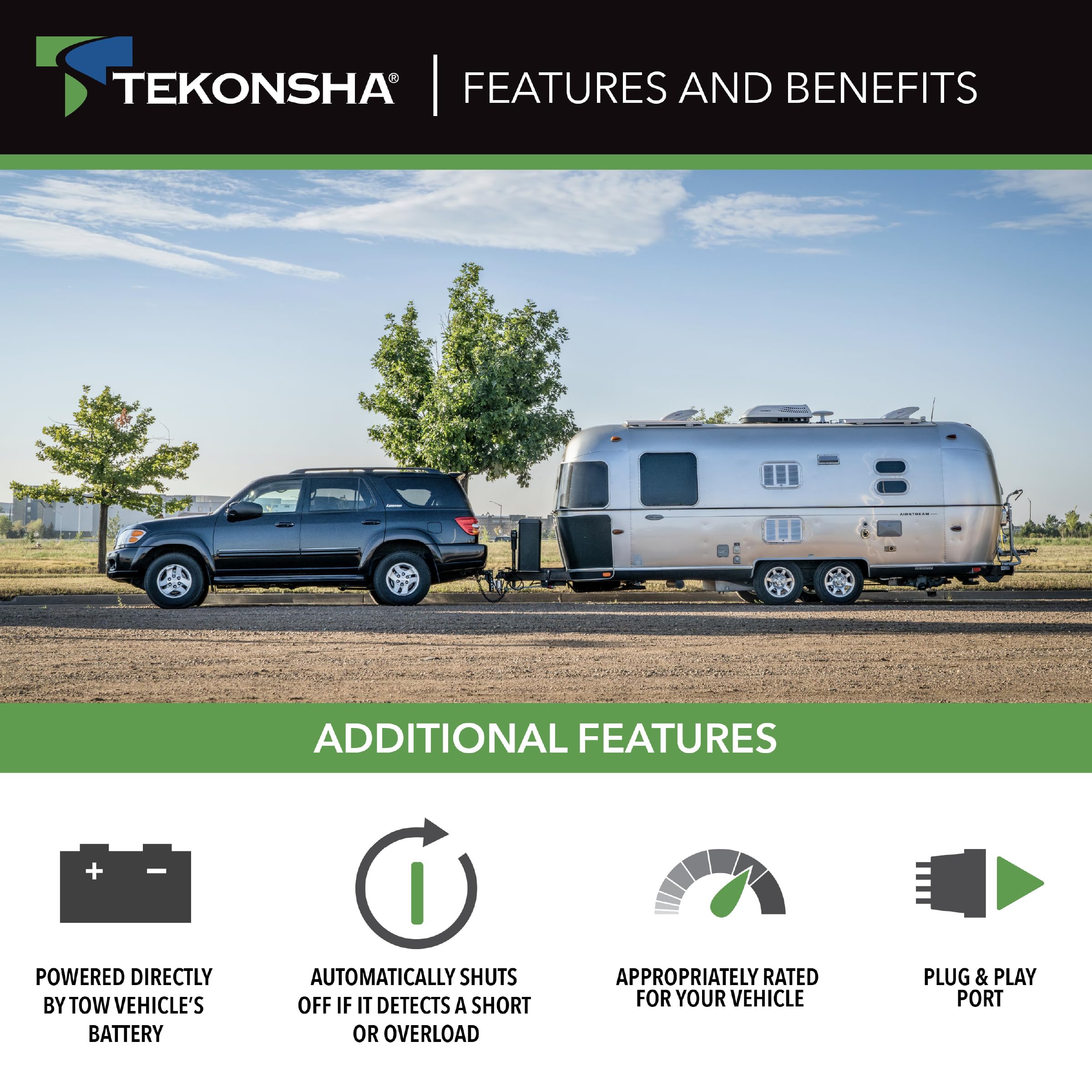 Trailer Brake Controller TEKONSHA 305000 Custom Harness, Vehicle & Brake Control Ends, Compatible with Infiniti and Nissan Selected Models Except Titan XD (Please Verify Vehicle Compatibility)