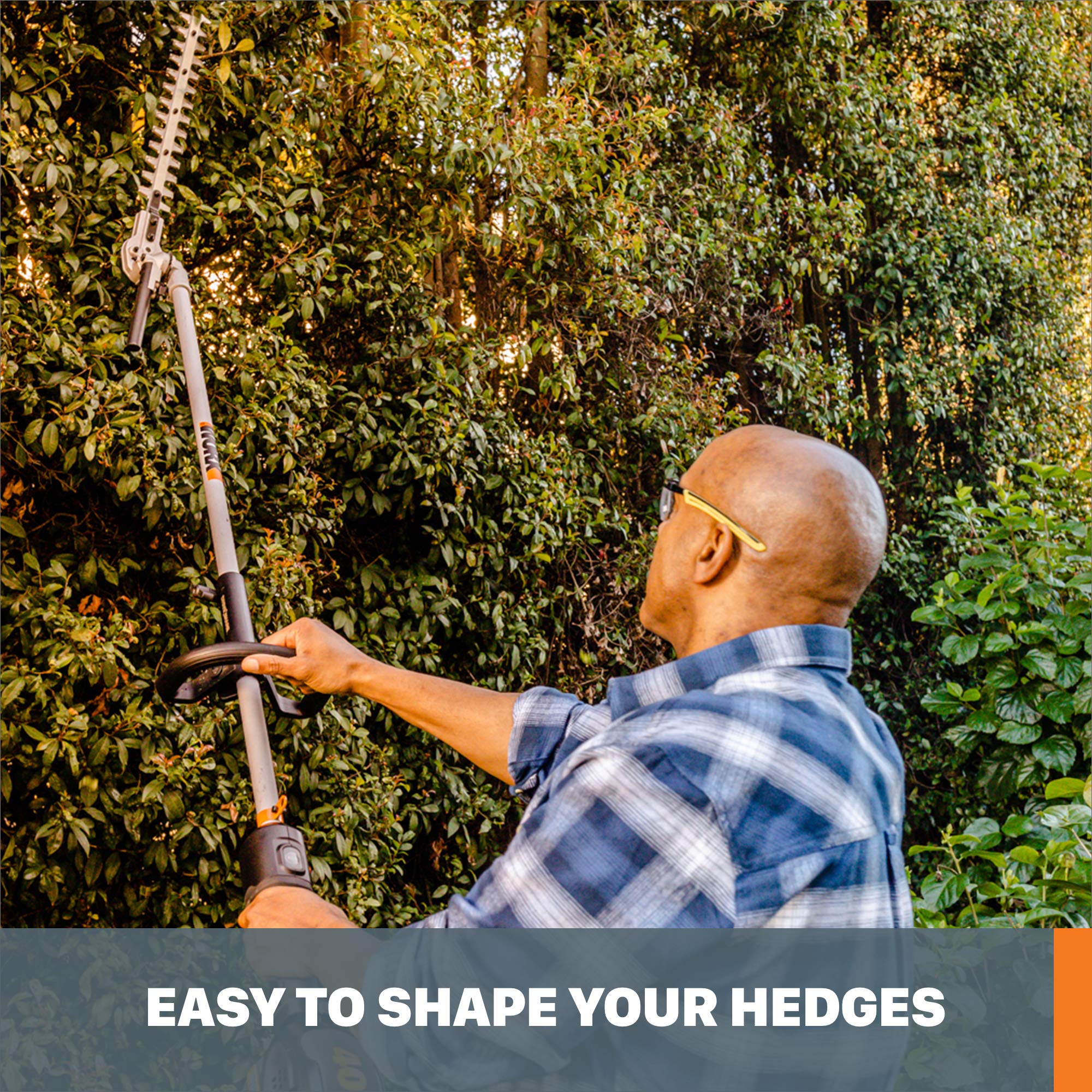 40V WORX Nitro Driveshare 17" Universal Hedge Trimmer Attachment