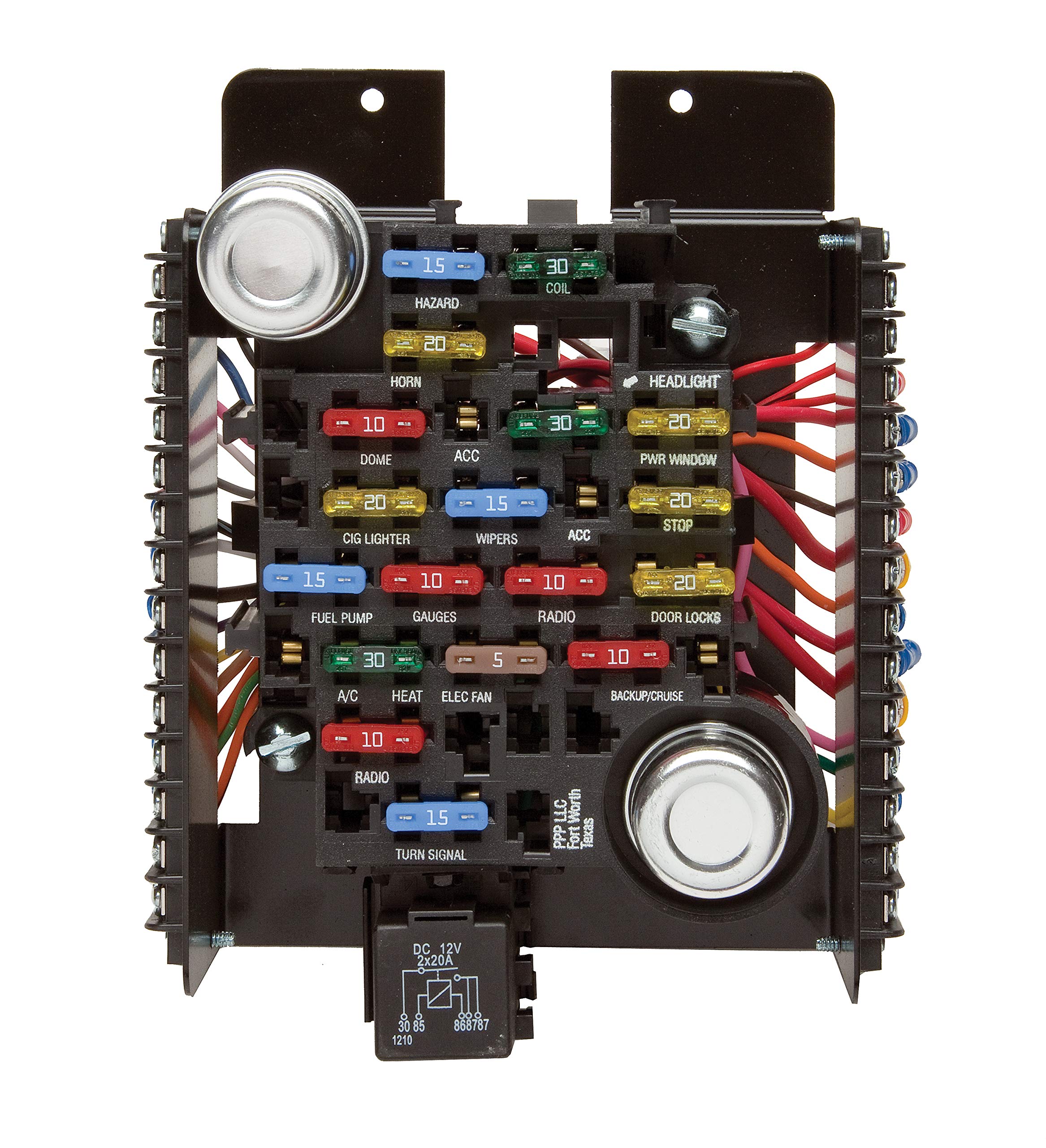 30003 Painless Performance Universal Pre-Wired 20-Circuit Fuse Block
