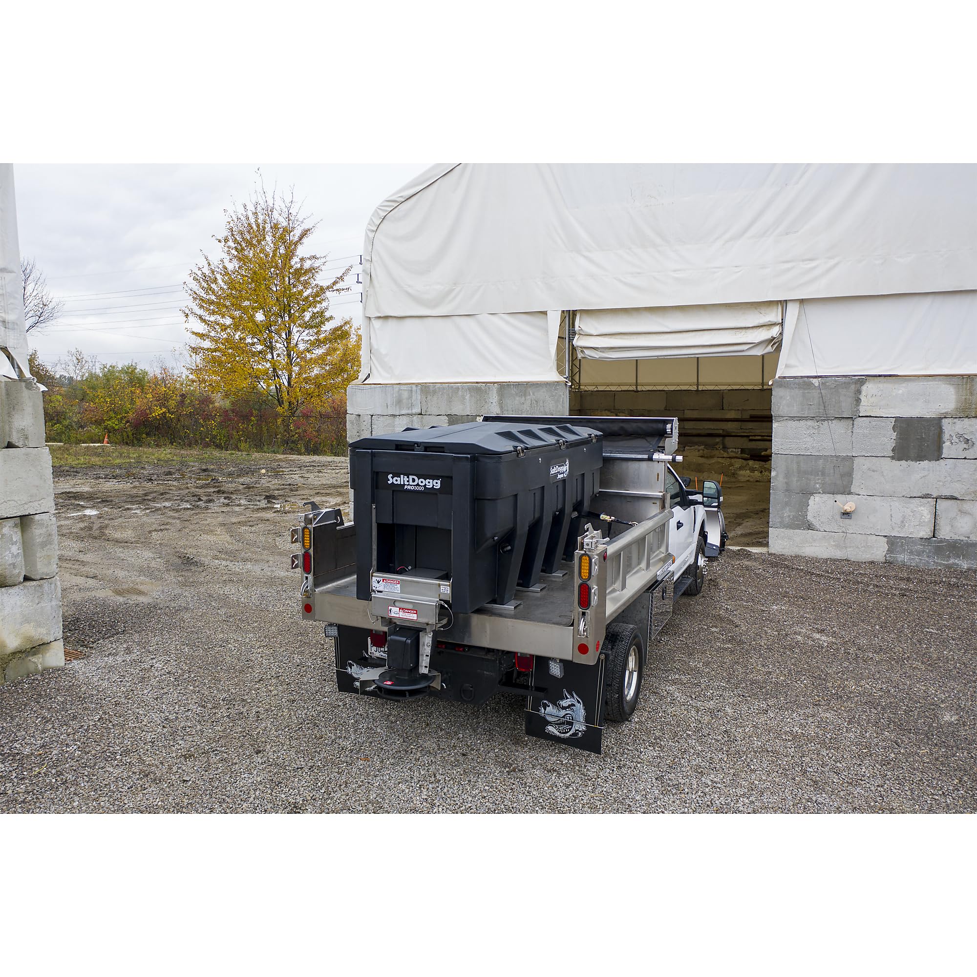 Buyers Products PRO3000CH SALTDOGG Electric Poly Hopper Spreader with Conveyor Chain