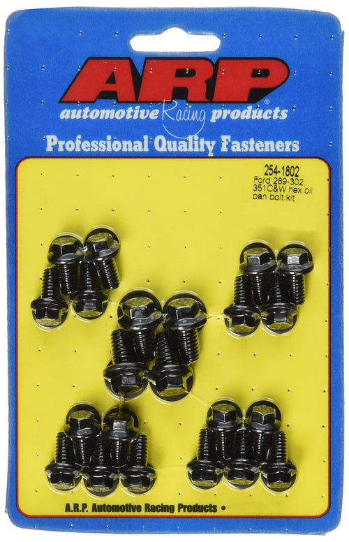 ARP 2541802 Oil Pan Black Oxide Hex Bolt Kit