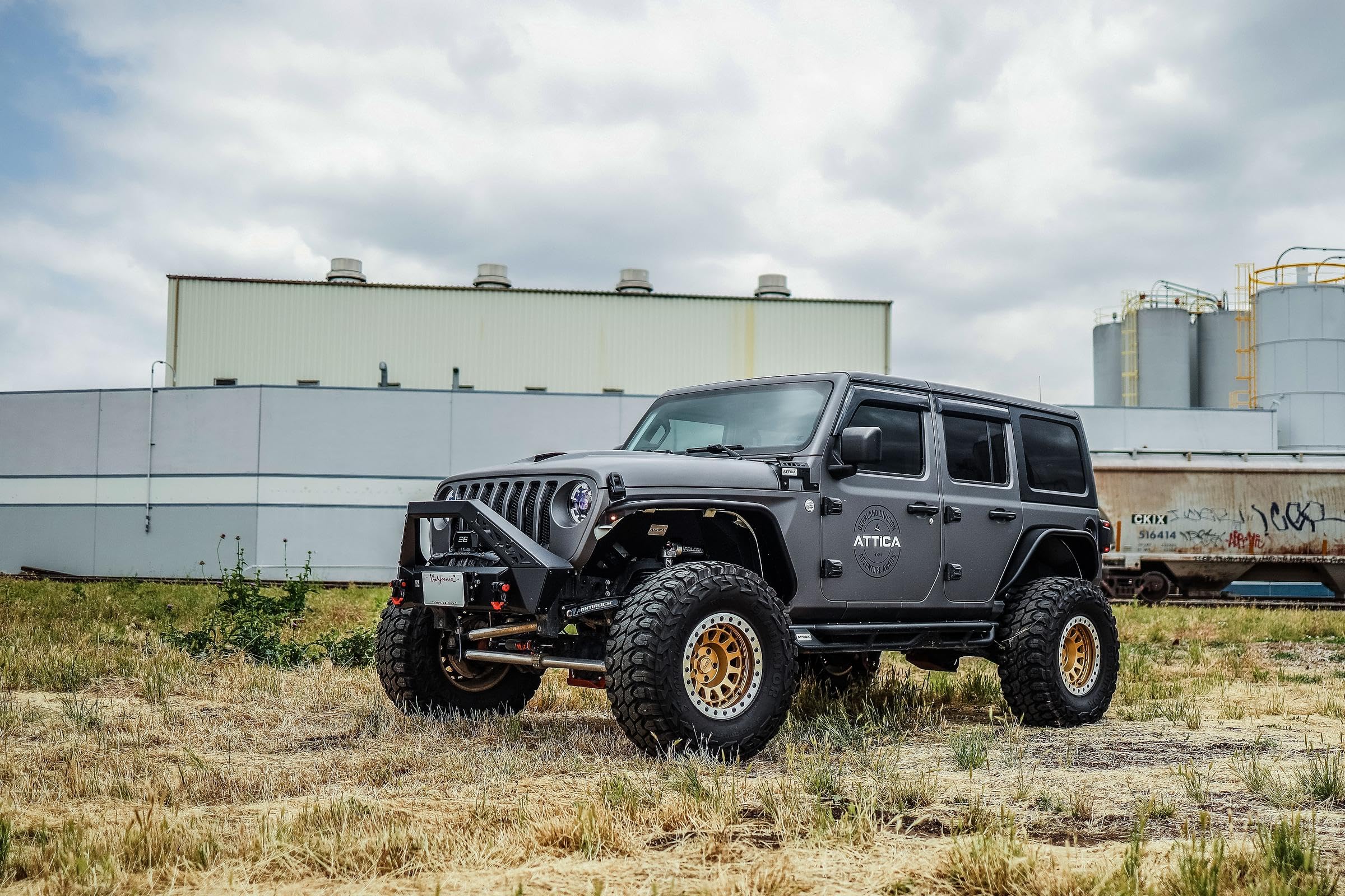 Cobra Tek - Front Fender Flares Attica4x4 Terra Series | Compatible with Jeep Wrangler JL & Gladiator | Low-Profile, Durable Steel with Extra Tire Clearance | Textured Black Powder Coat.